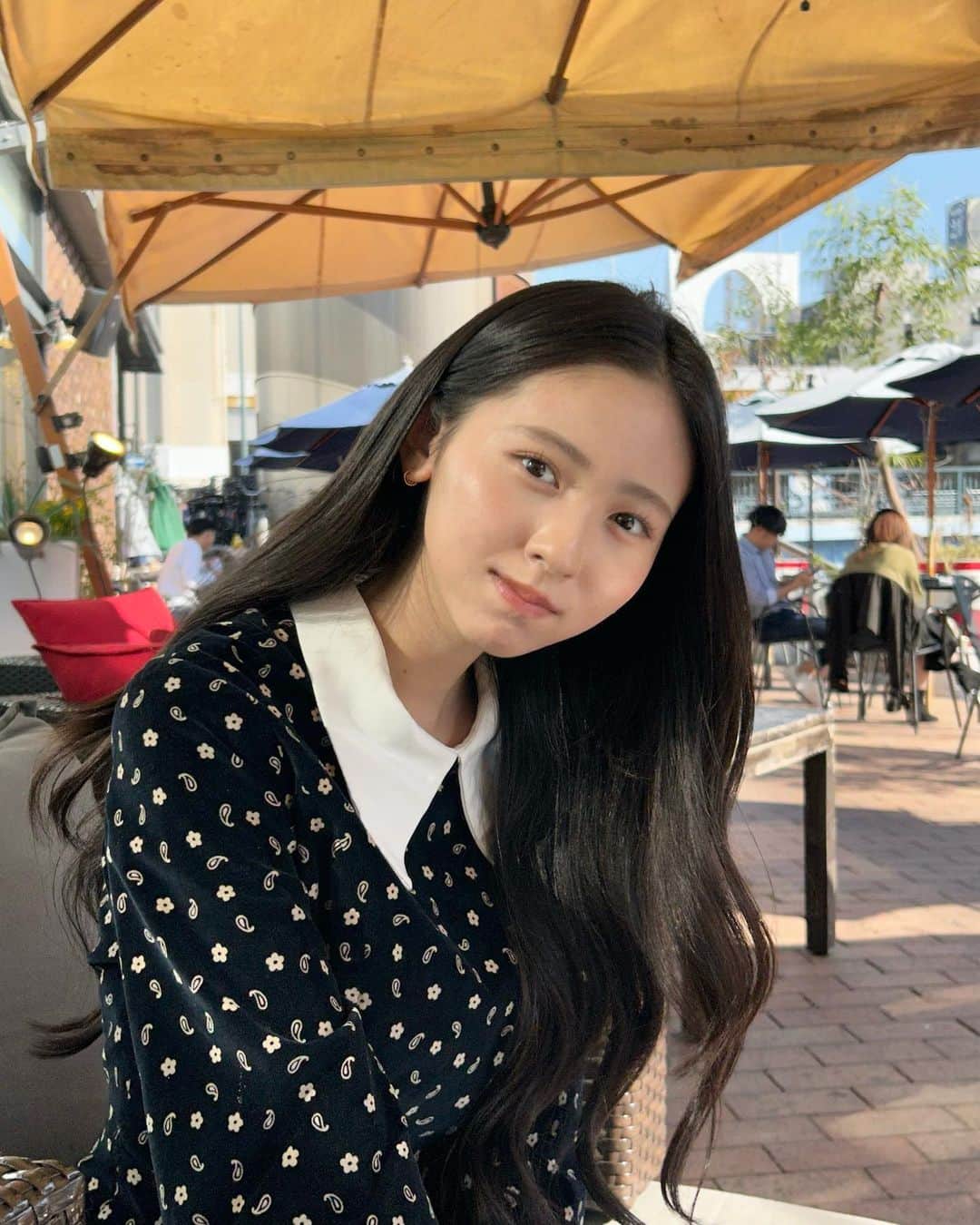 入江美沙希さんのインスタグラム写真 - (入江美沙希Instagram)「今日は久しぶりに父と母と3人でランチして楽しんできました🍽 ⁡ お天気が良かったからテラス席にしたの！ お外で食べると風が気持ちよくてご飯がより美味しく感じるな💭 ⁡ ⁡ ⁡ ⁡ ⁡ ⁡ ⁡ ⁡ ⁡ ⁡ ⁡ ⁡ ⁡ ⁡ ⁡ ⁡ ⁡ ⁡ ⁡ ⁡ ⁡ ⁡ ⁡ ⁡ ⁡  #カフェランチ#大阪ランチ#みさきのしふくすたいる#秋トップス#秋服#秋コーデ#秋ファッション#ワンピースコーデ#韓国へア#韓国へアアレンジ#ヨシンモリ#前髪なし#ガーリーコーデ#ガーリーファッション#ガーリーヘア#ガーリーヘアアレンジ#フレンチガーリー#フレンチガーリーコーデ#フレンチガーリーヘア#韓国コーデ#韓国ファッション#高校生#06#jk2#jk#Japan」11月3日 19時25分 - irie_misaki_official