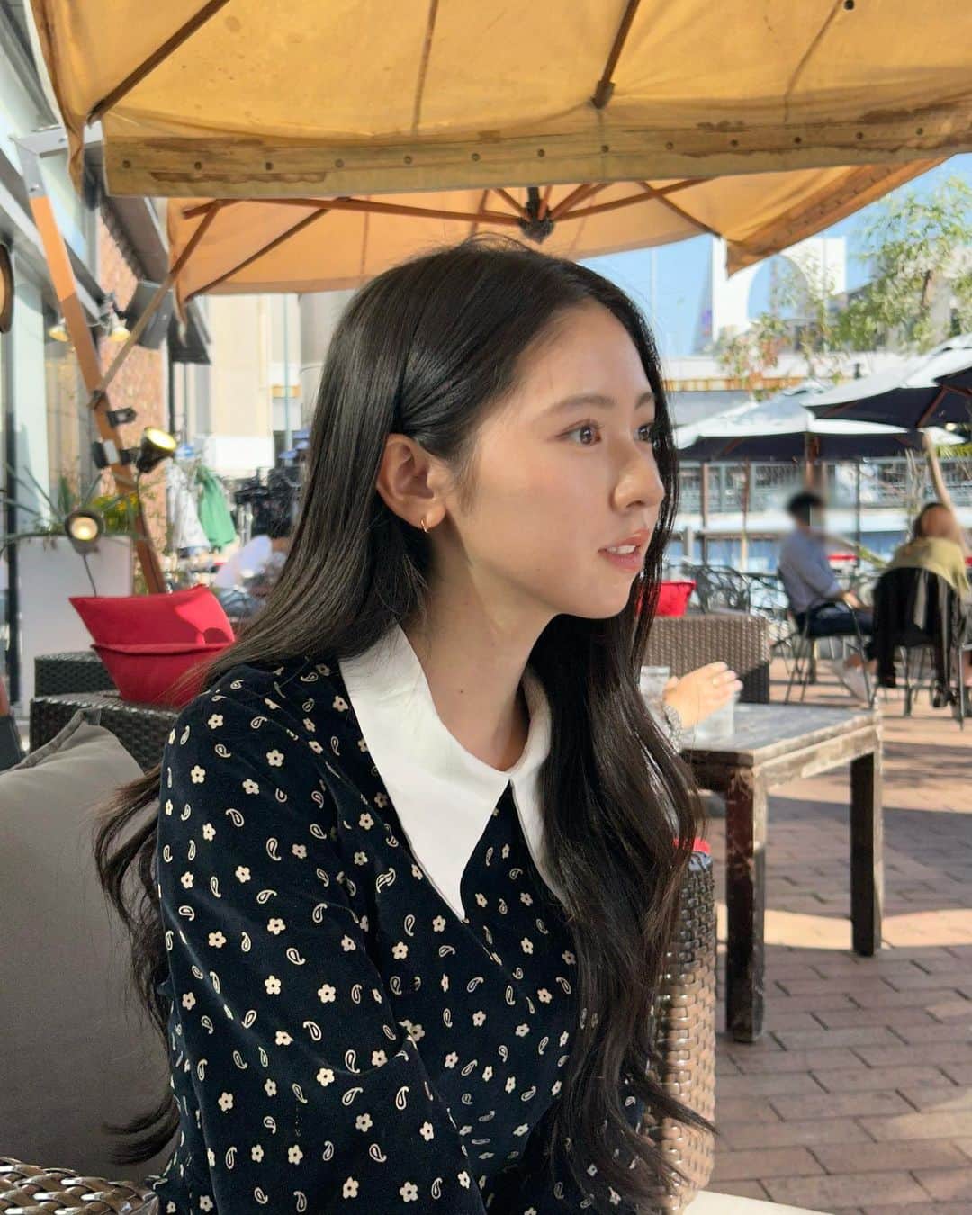 入江美沙希さんのインスタグラム写真 - (入江美沙希Instagram)「今日は久しぶりに父と母と3人でランチして楽しんできました🍽 ⁡ お天気が良かったからテラス席にしたの！ お外で食べると風が気持ちよくてご飯がより美味しく感じるな💭 ⁡ ⁡ ⁡ ⁡ ⁡ ⁡ ⁡ ⁡ ⁡ ⁡ ⁡ ⁡ ⁡ ⁡ ⁡ ⁡ ⁡ ⁡ ⁡ ⁡ ⁡ ⁡ ⁡ ⁡ ⁡  #カフェランチ#大阪ランチ#みさきのしふくすたいる#秋トップス#秋服#秋コーデ#秋ファッション#ワンピースコーデ#韓国へア#韓国へアアレンジ#ヨシンモリ#前髪なし#ガーリーコーデ#ガーリーファッション#ガーリーヘア#ガーリーヘアアレンジ#フレンチガーリー#フレンチガーリーコーデ#フレンチガーリーヘア#韓国コーデ#韓国ファッション#高校生#06#jk2#jk#Japan」11月3日 19時25分 - irie_misaki_official