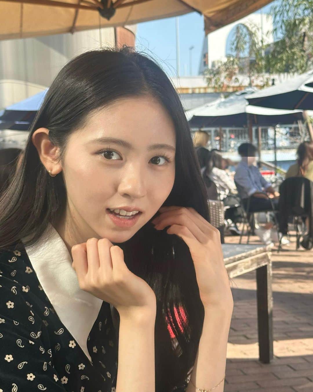 入江美沙希さんのインスタグラム写真 - (入江美沙希Instagram)「今日は久しぶりに父と母と3人でランチして楽しんできました🍽 ⁡ お天気が良かったからテラス席にしたの！ お外で食べると風が気持ちよくてご飯がより美味しく感じるな💭 ⁡ ⁡ ⁡ ⁡ ⁡ ⁡ ⁡ ⁡ ⁡ ⁡ ⁡ ⁡ ⁡ ⁡ ⁡ ⁡ ⁡ ⁡ ⁡ ⁡ ⁡ ⁡ ⁡ ⁡ ⁡  #カフェランチ#大阪ランチ#みさきのしふくすたいる#秋トップス#秋服#秋コーデ#秋ファッション#ワンピースコーデ#韓国へア#韓国へアアレンジ#ヨシンモリ#前髪なし#ガーリーコーデ#ガーリーファッション#ガーリーヘア#ガーリーヘアアレンジ#フレンチガーリー#フレンチガーリーコーデ#フレンチガーリーヘア#韓国コーデ#韓国ファッション#高校生#06#jk2#jk#Japan」11月3日 19時25分 - irie_misaki_official