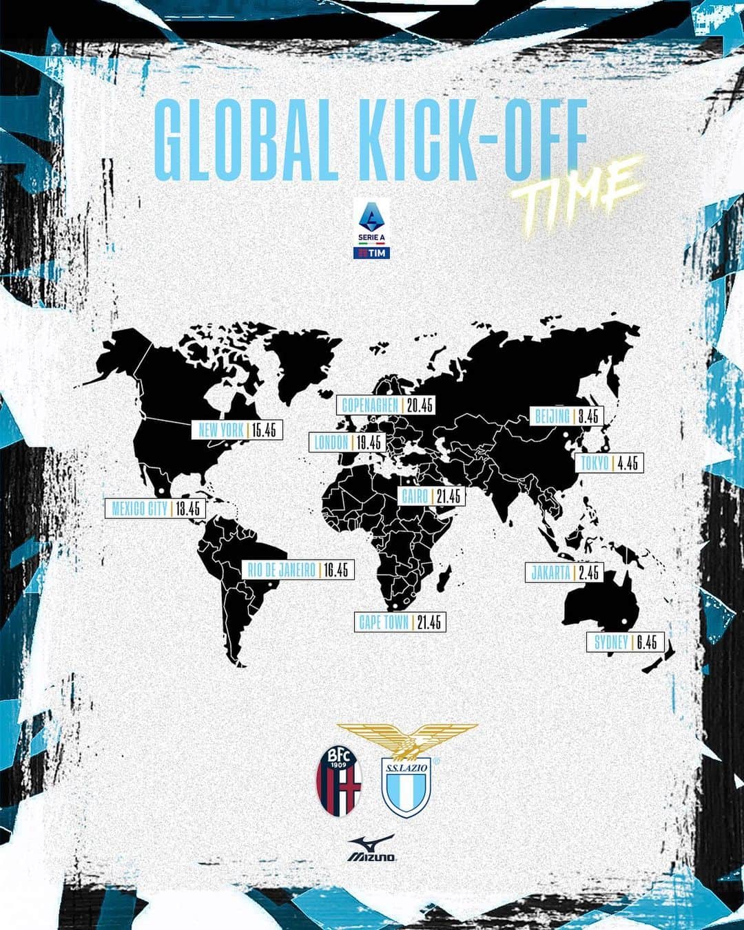 SSラツィオのインスタグラム：「🌎  Friday night football  #BolognaLazio #CMonEagles 🦅」