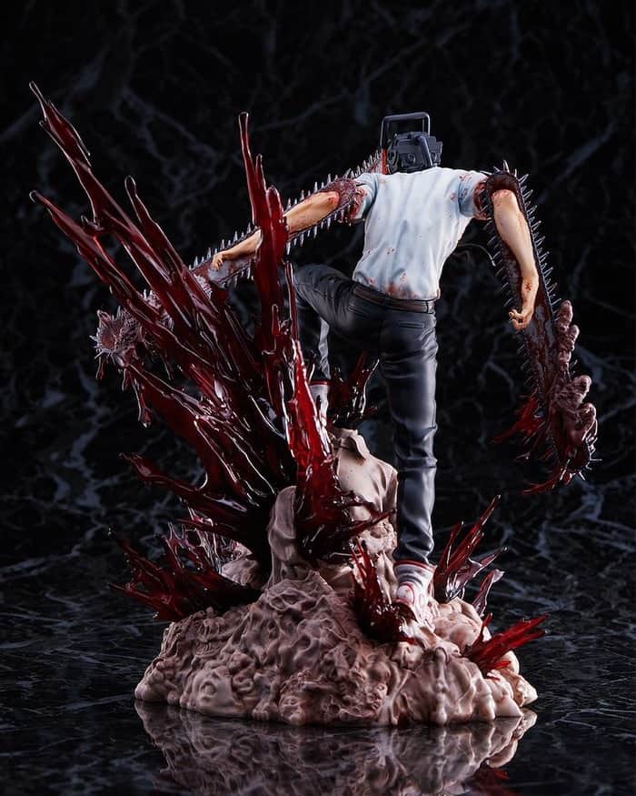 Tokyo Otaku Modeさんのインスタグラム写真 - (Tokyo Otaku ModeInstagram)「Denji stands triumphant in a sea of blood... how many other figures have a headless corpse on them?  🛒 Check the link in our bio for this and more!   Product Name: Chainsaw Man 1/7 Scale Figure Series: Chainsaw Man Manufacturer: eStream Sculptor: Design Coco (Art Director: CHIGA) Specifications: Painted, non-articulated, 1/7 scale PVC figure with base Dimensions (approx.): 281 x 241 x 256 mm | 11.1" x 9.5" x 10.1"  #chainsawman #denji #tokyootakumode #animefigure #figurecollection #anime #manga #toycollector #animemerch」11月3日 20時00分 - tokyootakumode