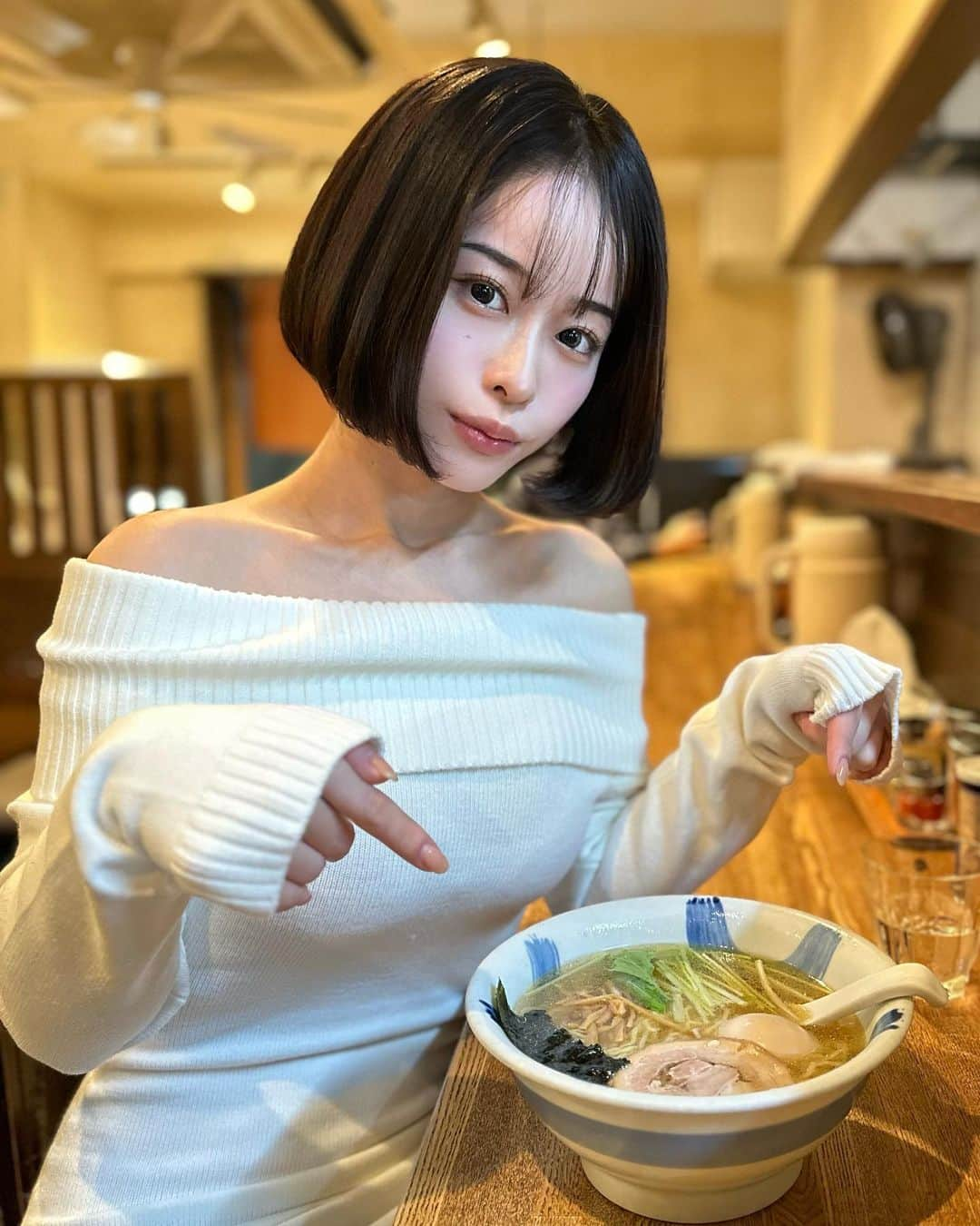 MINAMOさんのインスタグラム写真 - (MINAMOInstagram)「今日はラーメン！でやっぱり締めちゃいました🍜」11月3日 20時02分 - minamo_j