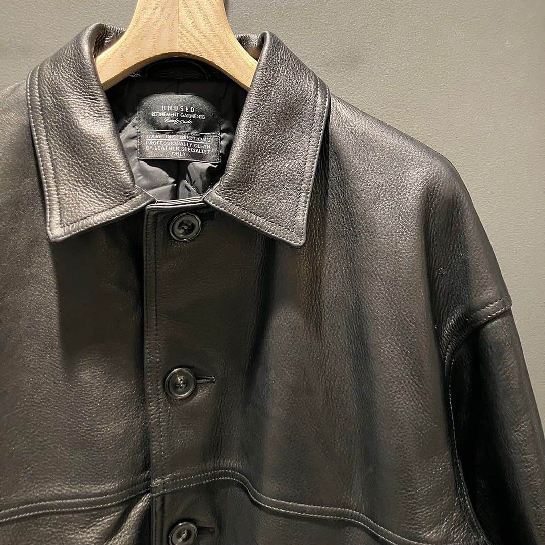 BEAMS JAPANさんのインスタグラム写真 - (BEAMS JAPANInstagram)「＜UNUSED＞ Mens Leather Jacket  ¥176,000-(inc.tax) Item No.11-18-1386 BEAMS JAPAN 2F ☎︎03-5368-7317 @beams_japan #unused #beams #beamsjapan #beamsjapan2nd Instagram for New Arrivals Blog for Recommended Items」11月3日 20時12分 - beams_japan