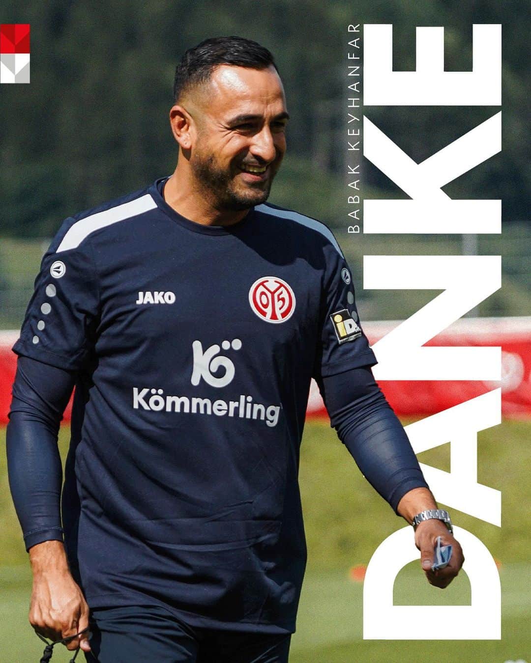 1.FSVマインツ05のインスタグラム：「DANKE, Babak. ❤️🤍」