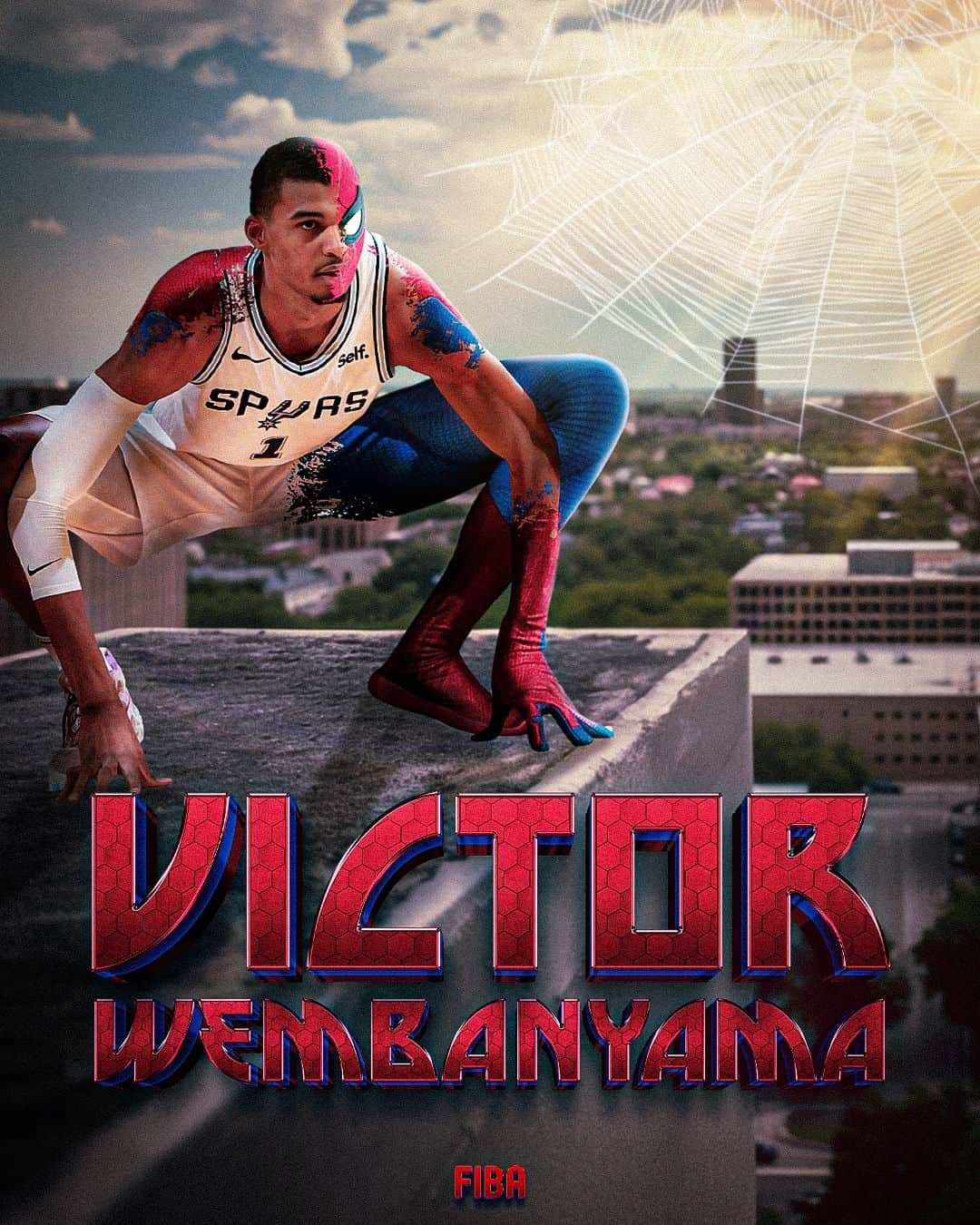 のインスタグラム：「Welcome to Spider Man 3, a new universe of basketball 🕸️」