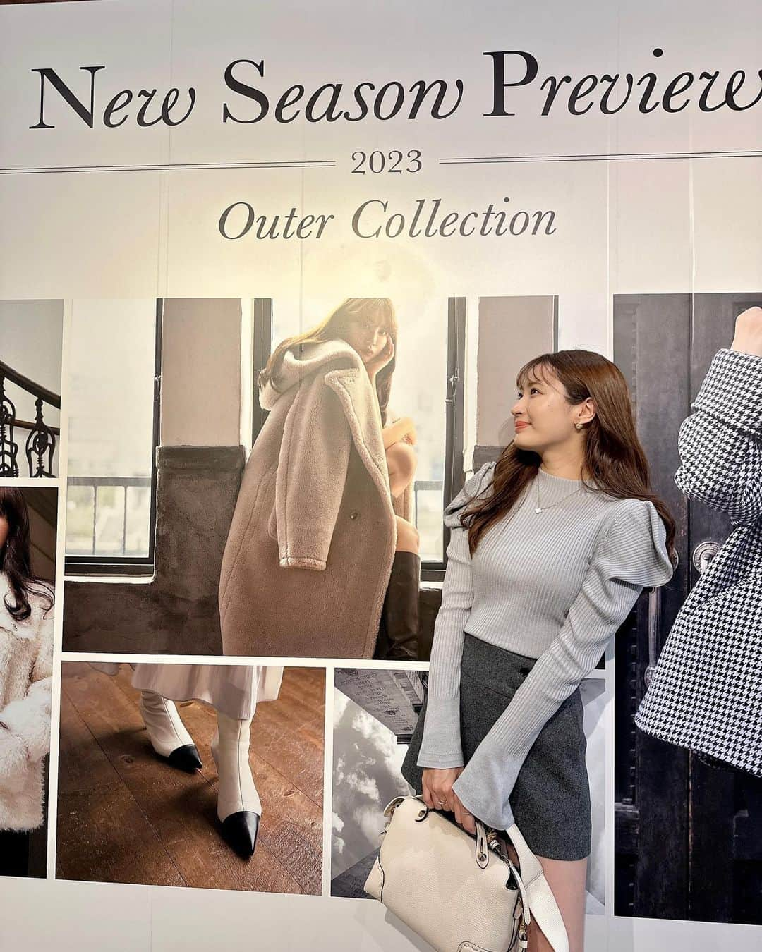 村上文香のインスタグラム：「. New Season Preview 2023 "Outer Collection"  今年も素敵な空間でした🥹🫶  #herlipto #cocodeal」