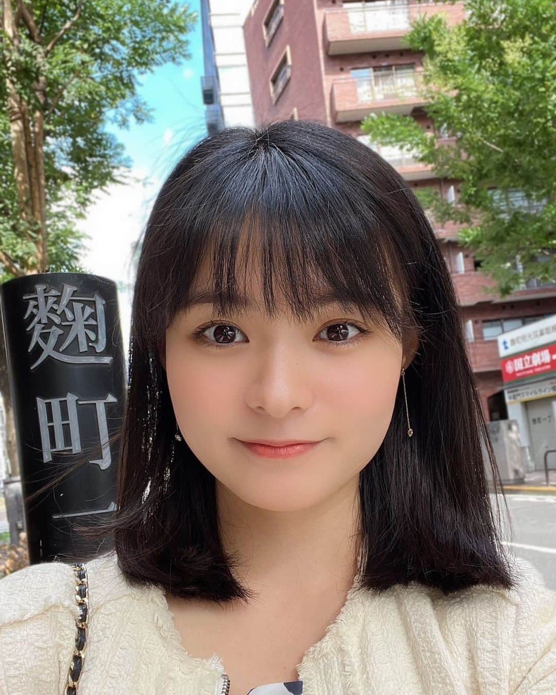 星名美津紀のインスタグラム：「麹町😀」