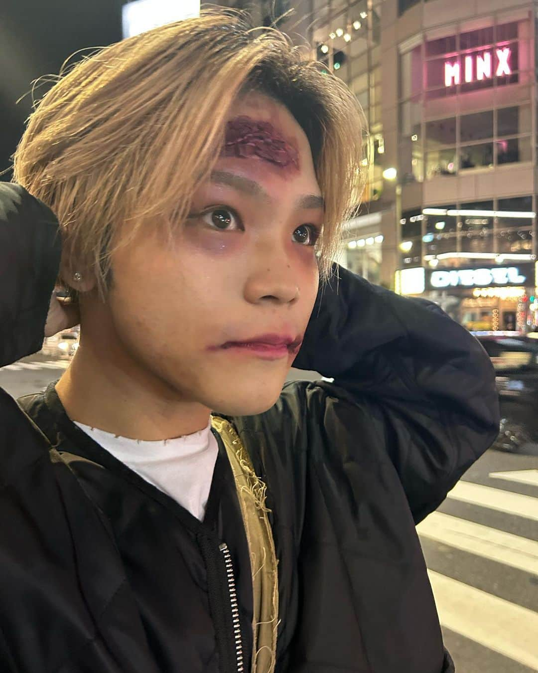 大山天さんのインスタグラム写真 - (大山天Instagram)「ハロウィン🎃 初仮装はゾンビでした🧟  #ハロウィン」11月3日 20時47分 - tenten_0821