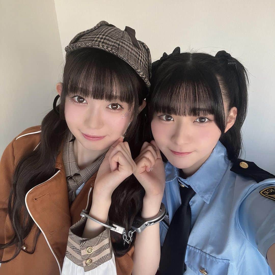 桜ひなののインスタグラム：「. あなたの平和を守ります♡⋈*｡ﾟ  ⁡ ⁡  #kawaii  #cute  #lovely  #forever  #るんもん  #コスプレ  #警察官  #探偵」