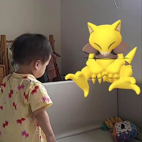 何維健さんのインスタグラム写真 - (何維健Instagram)「Pulled up my #PokemonGo app and took some photos of her with #Abra and I can't help but to put this together in Photoshop! So cute! #NoriTheTrainer  #pokemonlegendsarceus #hisui #pokemon151#niantic #gamefreak #pokemon #photoshop」11月3日 20時57分 - derrickhoh