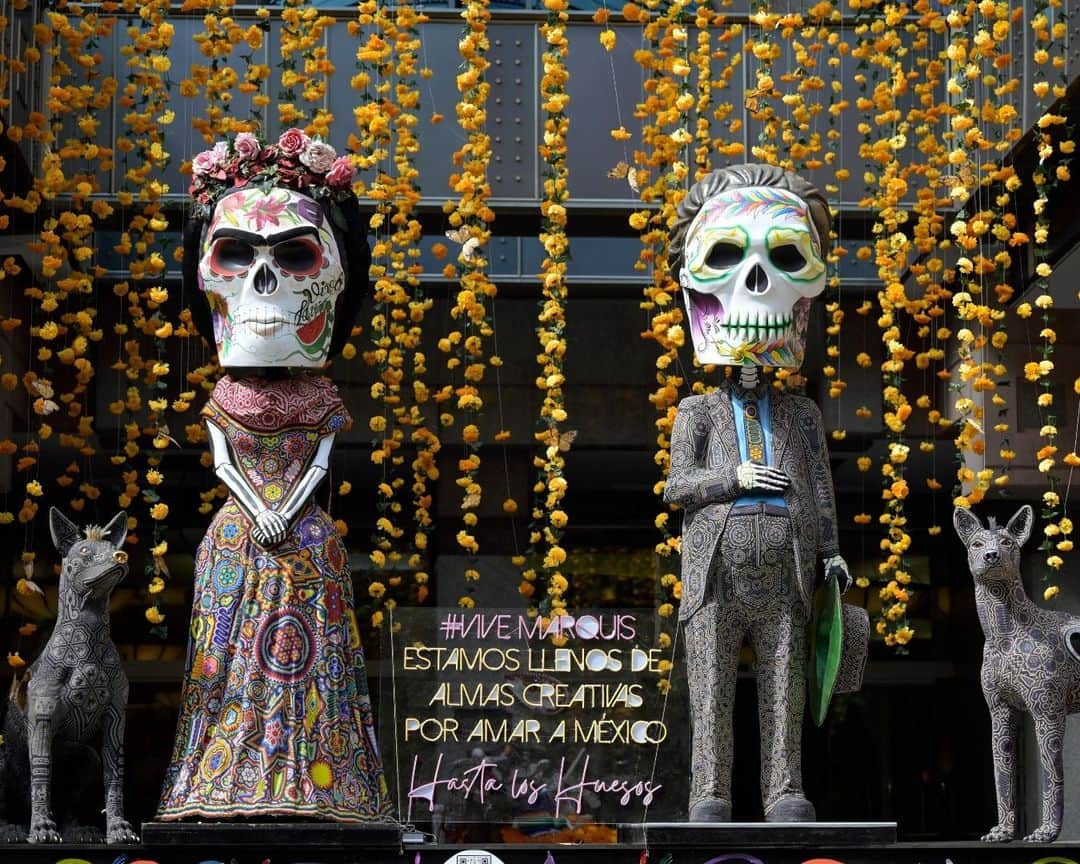 AFP通信さんのインスタグラム写真 - (AFP通信Instagram)「Day of the Dead celebrations in Mexico City ⁣ ⁣ 📷 @oropeza_ro⁣ 📷 @estrellafoto⁣ #AFPPhoto」11月3日 21時01分 - afpphoto
