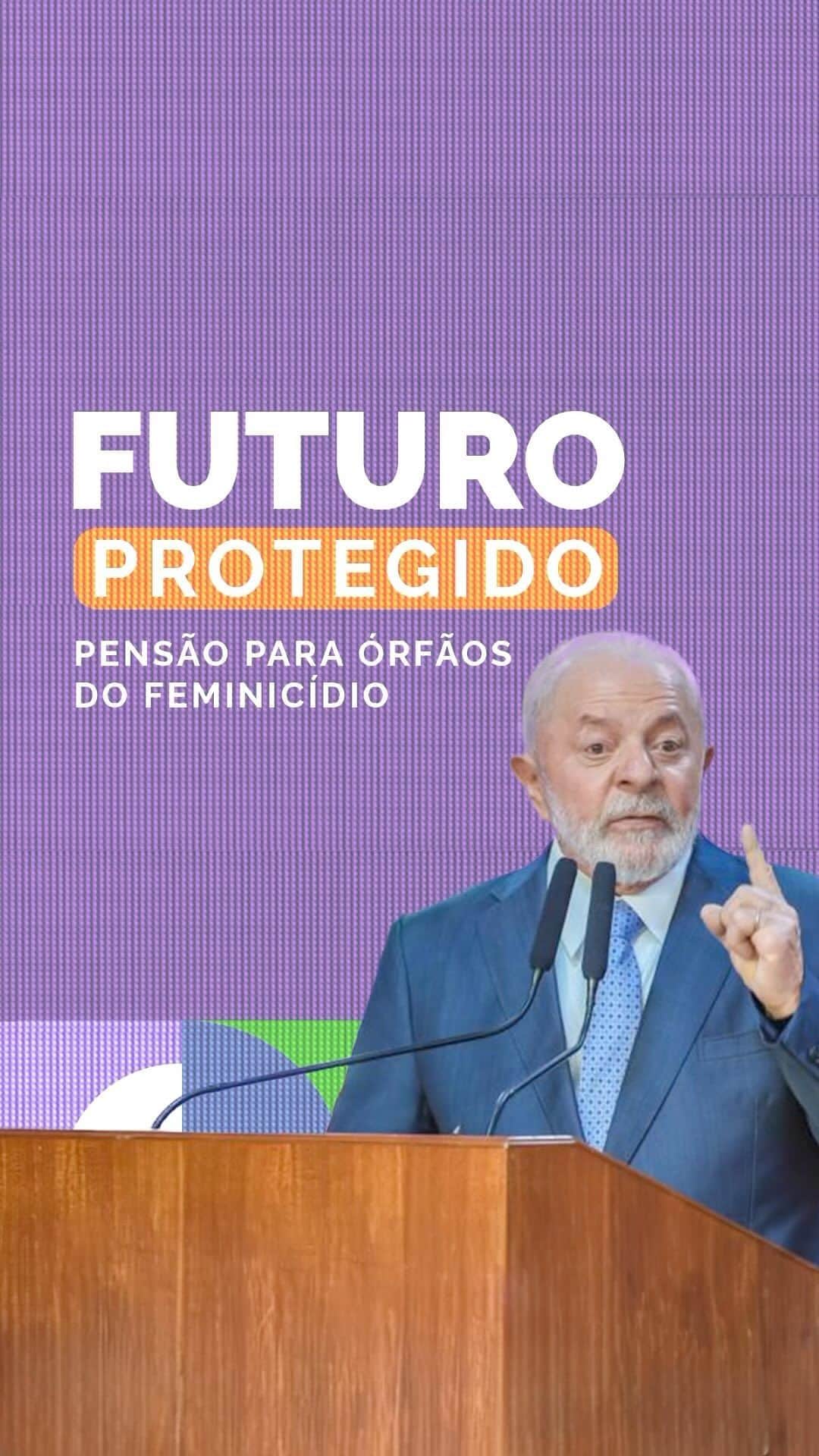 のインスタグラム：「Que a sanção da lei que estabelece pensão para órfão de feminicídio seja mais um passo na construção de um Brasil, onde o respeito ao ser humano prevaleça e a violência contra mulheres seja erradicada. 🎥 Audiovisual/ PR」