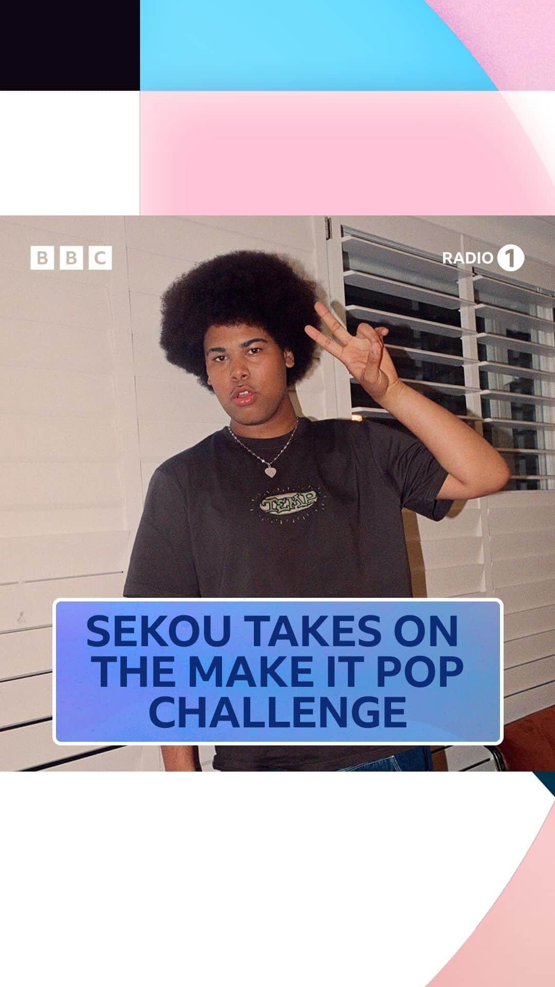 BBC Radioのインスタグラム：「@sekoumusic covers @kenyagrace in the ‘make it pop challenge’ ✨   listen to future pop on @bbcsounds 🫶」