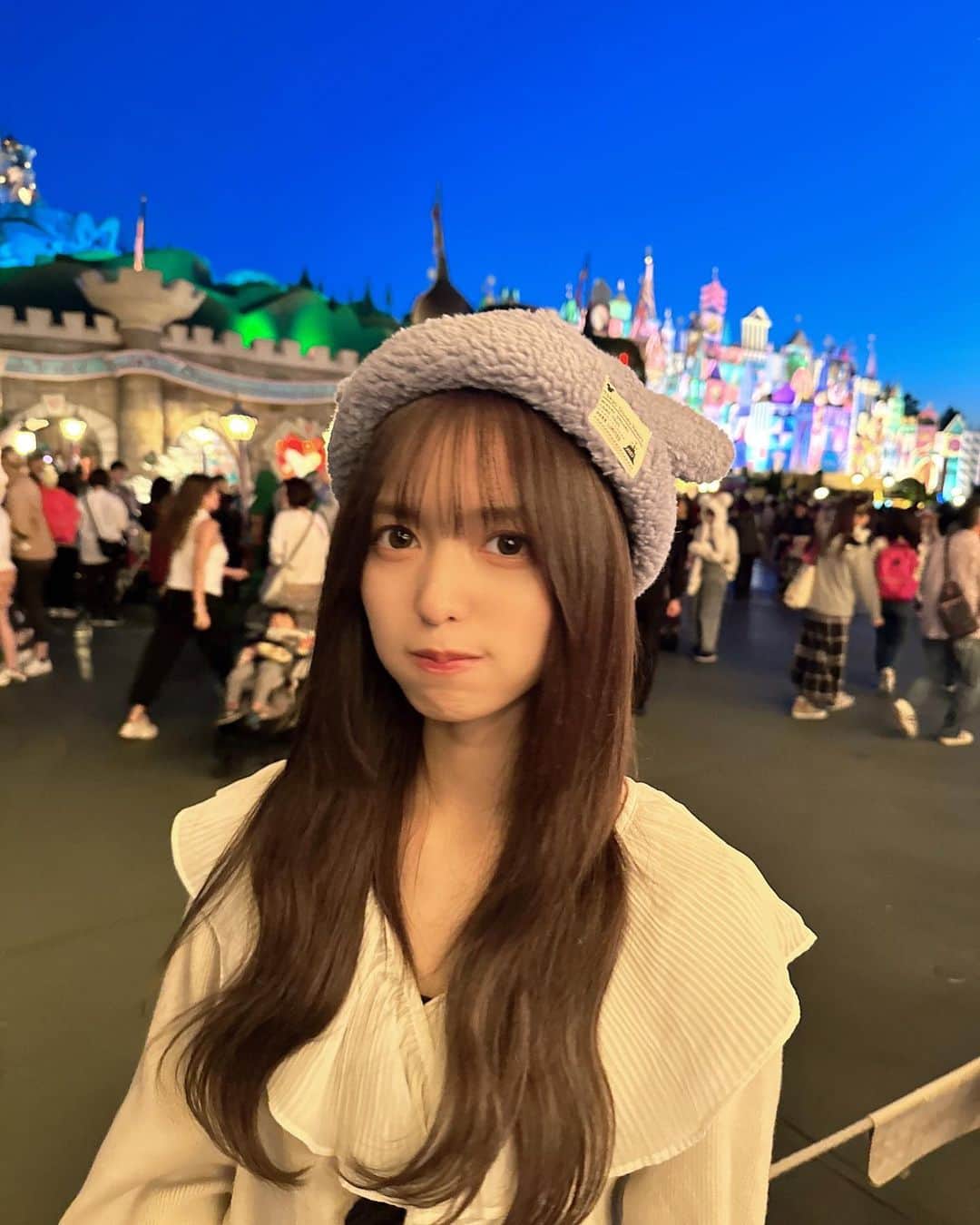 新井椎夏のインスタグラム：「ディズニーキャラクターで プーさんが一番好きかも🧸＾＾」