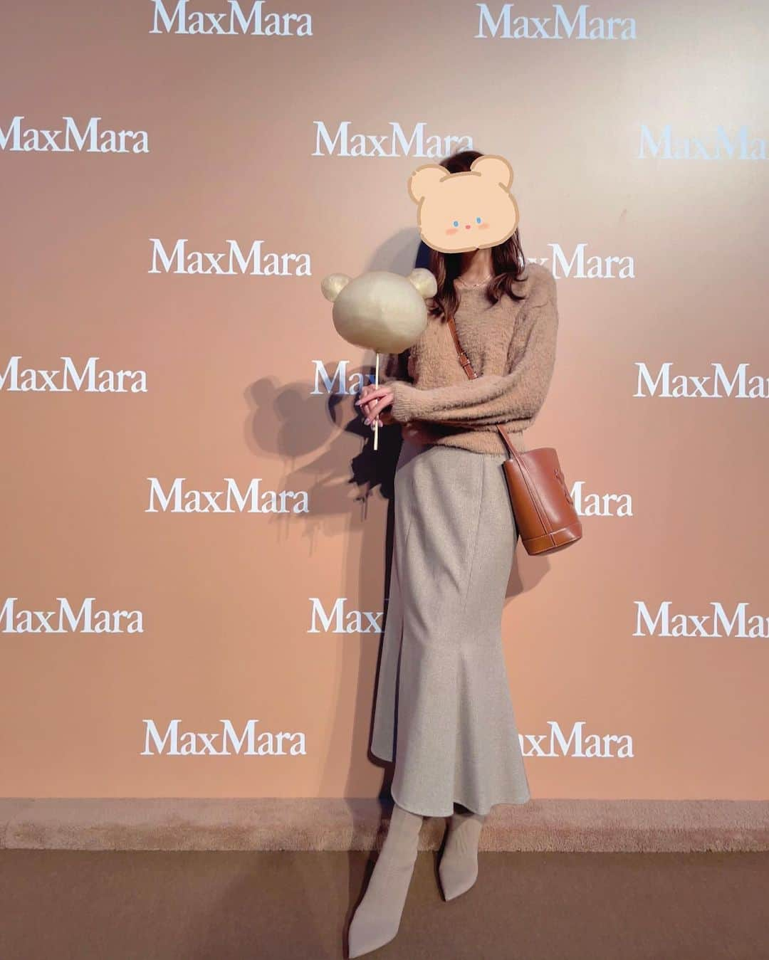 七瀬美月さんのインスタグラム写真 - (七瀬美月Instagram)「maxmara🧸🏷‪‪‪‪‬🤎 イベント少しだけ行ってきました🫶💞 クマちゃん取れなかったの残念だったなぁ😗 スケートブーツもモコモコで可愛かった😍 クマの綿菓子🐻大きめだから負担デカくて溺れた😂  #maxmara #maxmaraevent  #六本木ヒルズ#🧸#もこもこ」11月3日 21時46分 - yskwask1114