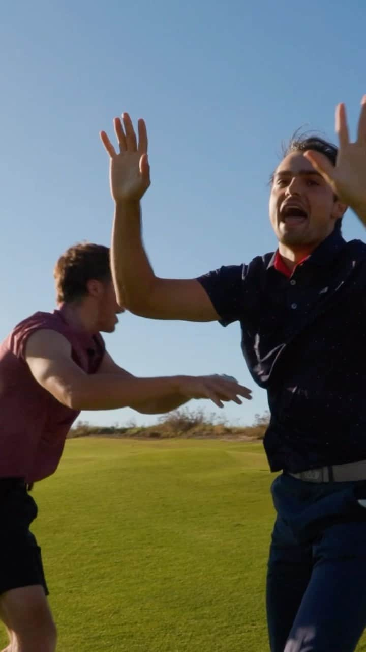 チョン・インジのインスタグラム：「He did it AGAIN. 🔥🤯 @goodgood   Watch @mattscharff ACE the 360-yard 8th at @diamantecabosanlucas Dunes Course, his second hole-in-one on a par 4. @WWTchampionship」