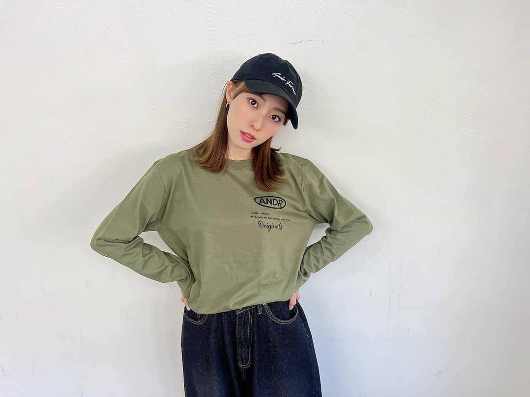 藤江れいなさんのインスタグラム写真 - (藤江れいなInstagram)「♡ 今日も素敵な１日を☺️ 👕▶︎ @andr_official.017」11月4日 7時23分 - 01nyan0201