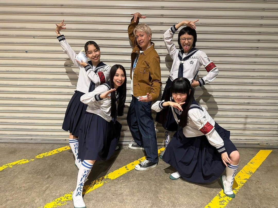 大森はじめさんのインスタグラム写真 - (大森はじめInstagram)「新しい学校のリーダーズさんと！  #テレ朝ドリフェス  #スカパラ  #新しい学校のリーダーズ」11月3日 23時58分 - h.omori