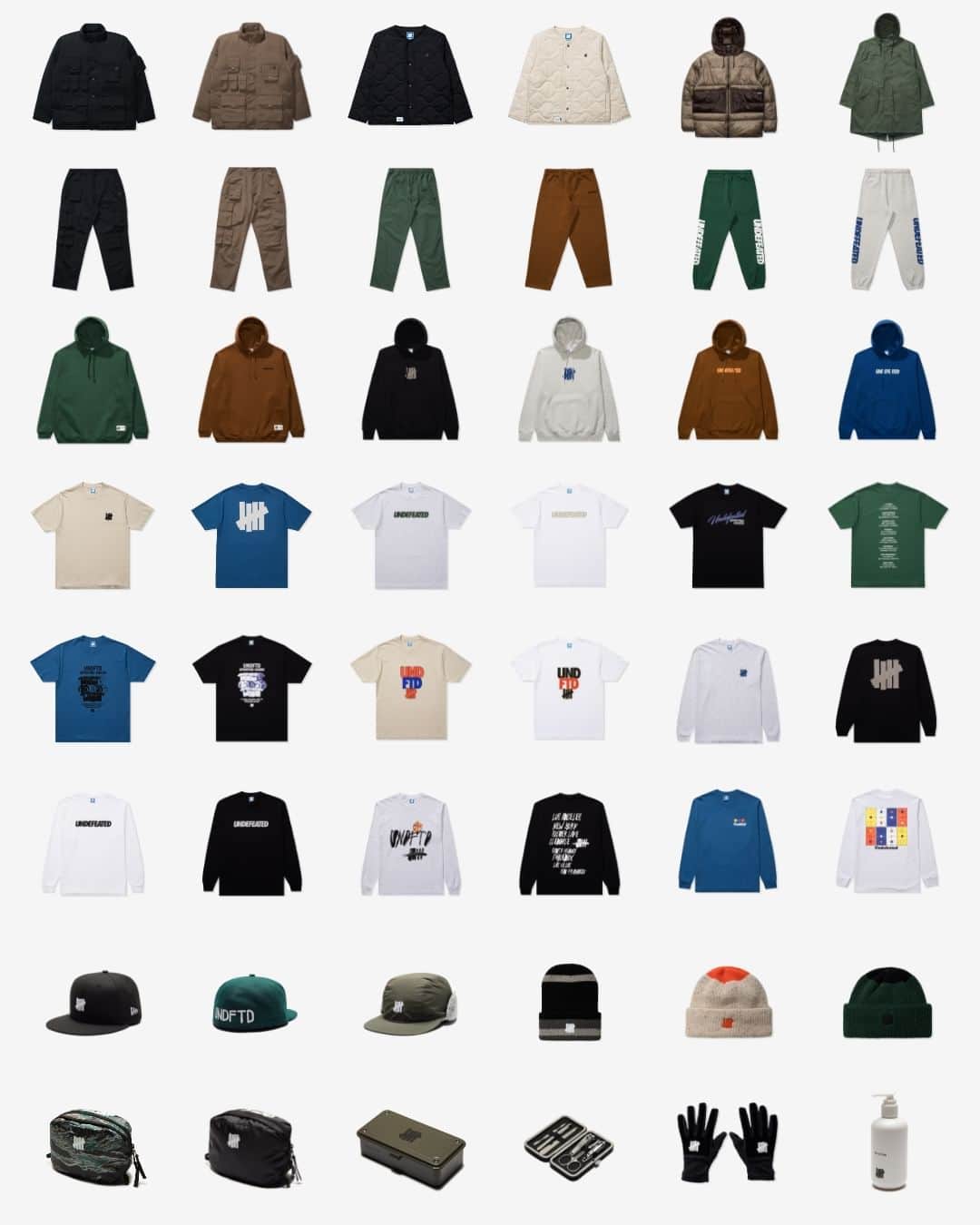 UNDFTDのインスタグラム：「UNDEFEATED HOLIDAY 23 - Drop 1  Available now, exclusively at all UNDEFEATED Chapter Stores and Undefeated.com  Shipping internationally, excluding China, Japan and Korea」