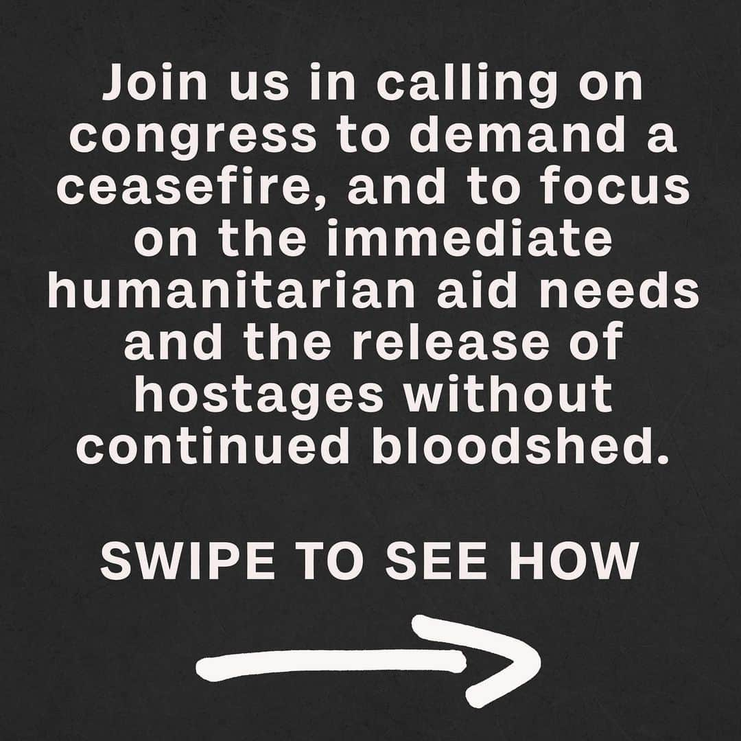 マンディ・パティンキンのインスタグラム：「Join us in calling on congress to demand a ceasefire, and to focus on the immediate humanitarian aid needs and the release of hostages without continued bloodshed.  Here’s how: Go to 5calls.org (link in bio) or use the 5 Calls app. Enter your zip code to find the contact info for your congress members. Call your senators and representative, and if you need a script, this is what we’re using:  Hi, my name is [NAME] and I’m a constituent from [YOUR STATE].  WHEN CALLING YOUR HOUSE REP: I’m calling to urge [REPRESENTATIVE NAME] to support House Resolution 786 which calls for an immediate de-escalation and ceasefire in Israel and Palestine, and to focus on the immediate humanitarian aid needs and release of hostages without continued bloodshed. Too many innocent lives have already been lost. Thank you for your time and consideration.  WHEN CALLING YOUR SENATORS: I’m calling to urge [SENATOR NAME] support an immediate de-escalation and ceasefire in Israel and Palestine and to focus on the immediate humanitarian aid needs and release of hostages without continued bloodshed. Too many innocent lives have already been lost. Thank you for your time and consideration.  **IF LEAVING VOICEMAIL: Please leave your full street address to ensure your call is tallied.」