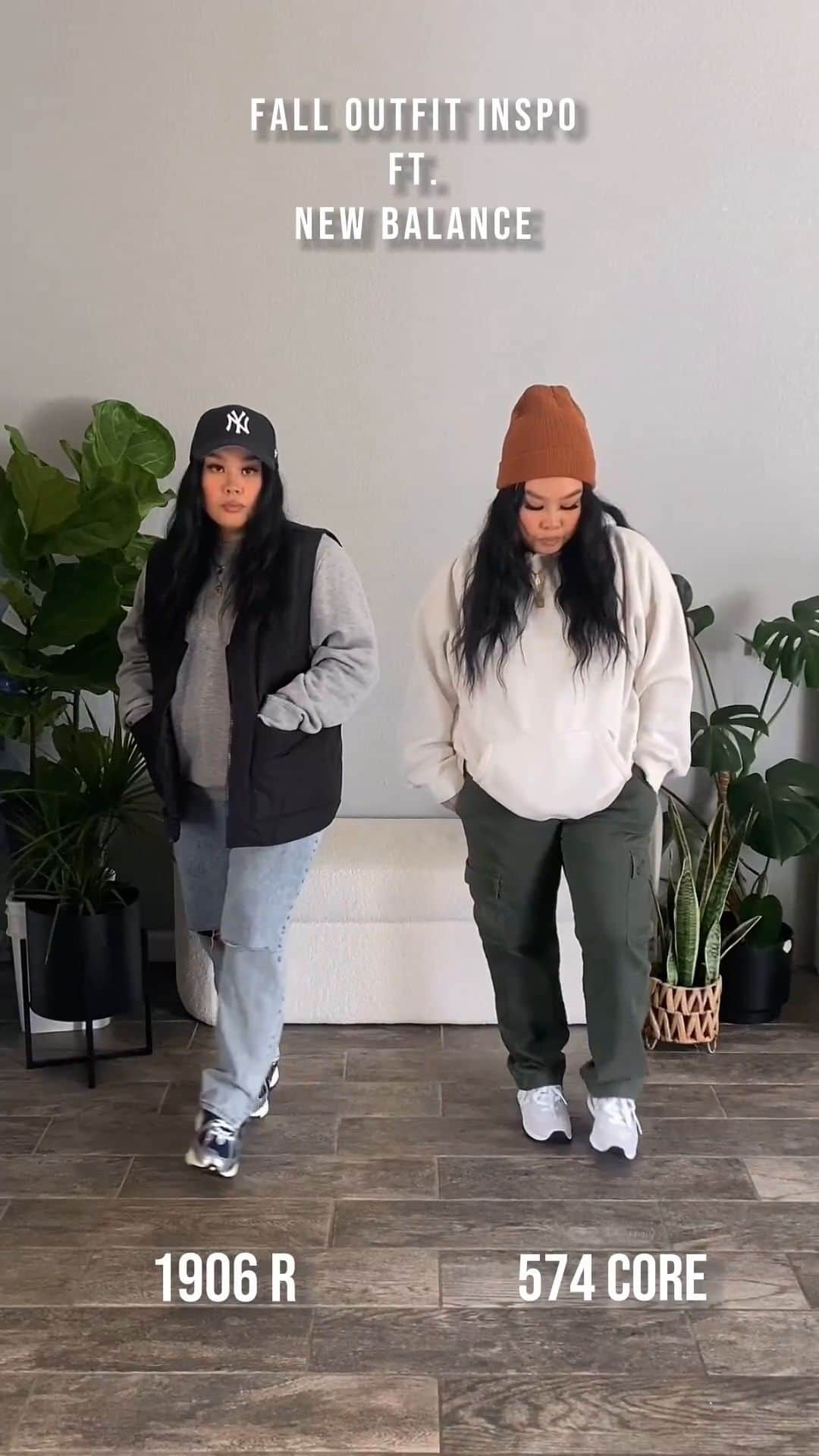 Foot Lockerのインスタグラム：「Essential fall looks 🔥   @itsnalee in new picks for Fall from New Balance!   Shop these styles in-store & online now.」