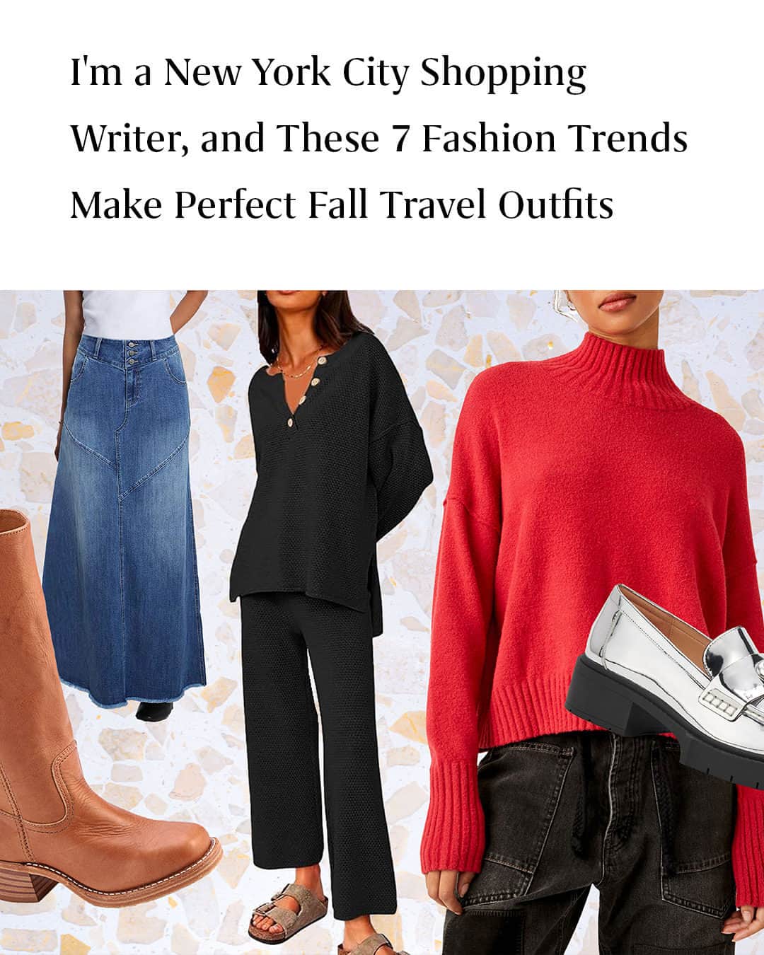 Travel + Leisureのインスタグラム：「The best part? Prices start at $12. From denim skirts to knee-high boots, shop the latest fall fashion trends at the link in bio.」