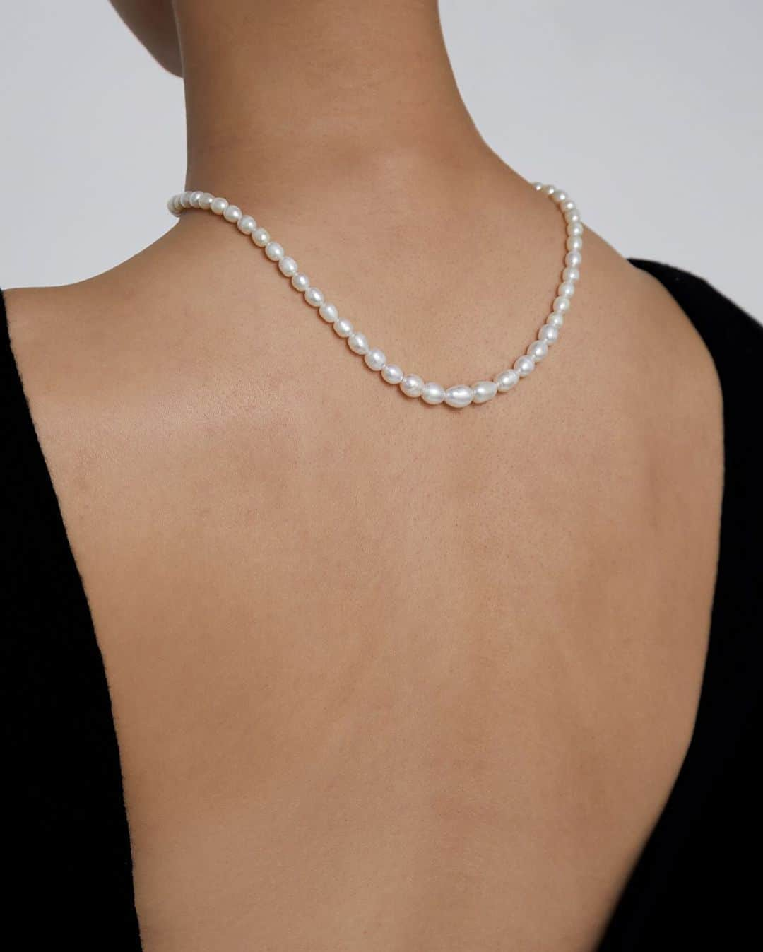 シャシのインスタグラム：「Graduated Pearl Necklace」