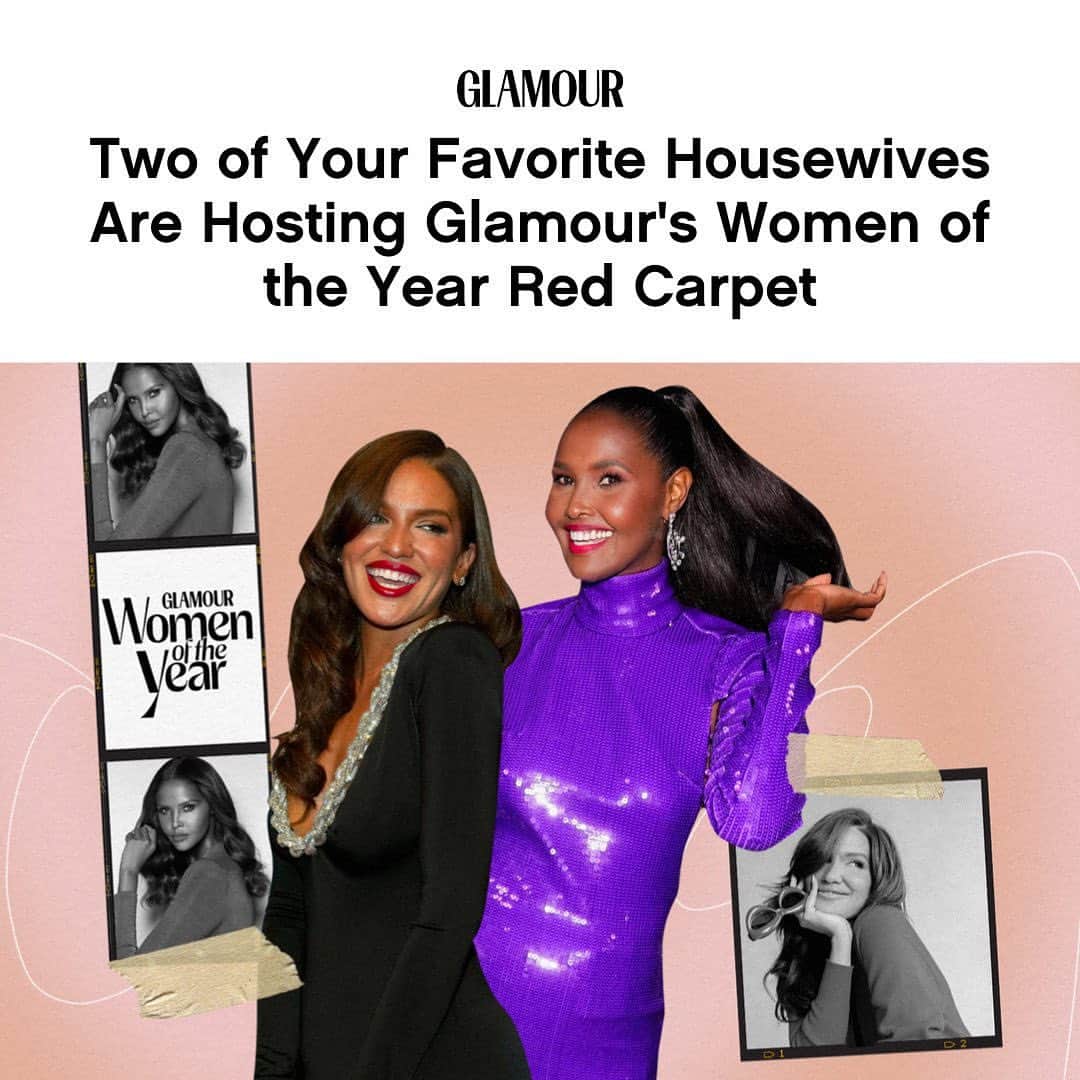 Glamour Magazineのインスタグラム：「We are proud to announce the Glamour Women of the Red Carpet: Ubah Hassan and Brynn Whitfield!   Two of our Real Housewives of New York faves will join us for the Glamour Women of the Year red carpet and livestream. Get all the details on the fun happening November 7 at 6 PM EST now at the link in bio. #GlamourWOTY #RHONY」