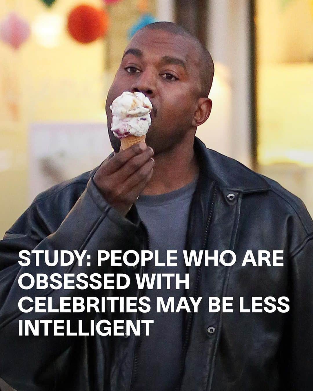 VICEのインスタグラム：「Surprise! People who are obsessed with celebrities and their lives may be less intelligent, new research suggests.   The study, published in BMC Psychology, asked 1,763 adults to complete a survey regarding their attitudes toward celebrities, and complete a set of cognitive tasks to determine their intelligence. The team found a “direct association between celebrity worship and poorer performance on cognitive tests,” but were unable to determine the cause and effect of the link.  “Although our research does not prove that developing a powerful obsession with one’s favorite celebrity causes one to score lower on cognitive tests, it suggests that it might be wise to carefully monitor feelings for [them],” the researchers said. So there you have it, folks. That friend who’s excessively interested in what that one supermodel ate one day may actually be less intelligent—we just don’t know what came first.」
