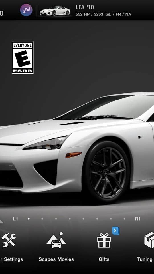 PlayStationのインスタグラム：「SOUND ON 🔊 Gran Turismo 7's free Spec-II update introduces the Lexus LFA and its legendary V10 roar.  Take it for a spin, or check it out in the VR Showroom using the PS VR2 headset.」