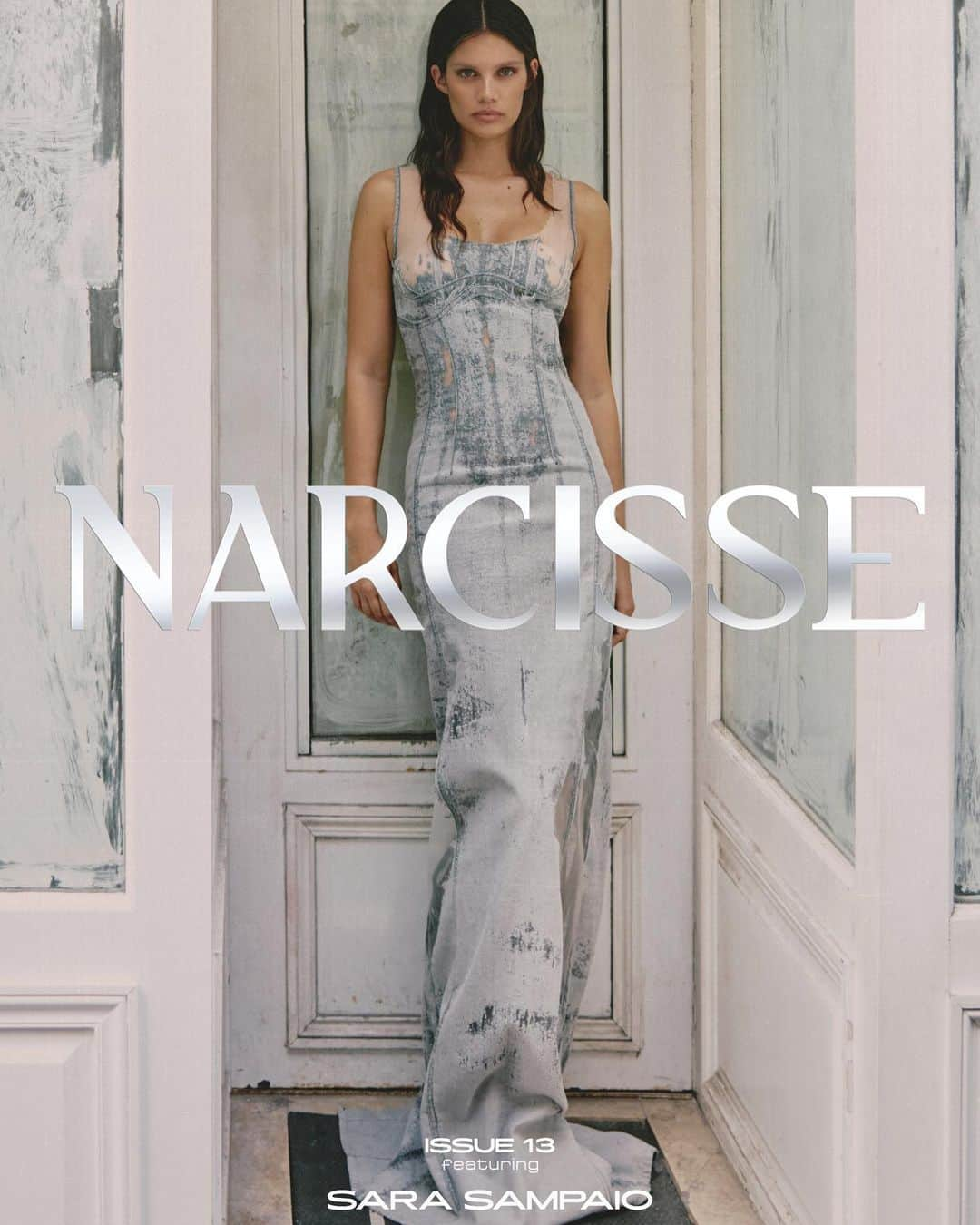 サラ・サンパイオさんのインスタグラム写真 - (サラ・サンパイオInstagram)「New cover for @narcissemagazine issue 13 shot by @gregswalesart   Stylist @sudres.fm Assisted by @camille_huguenin Makeup Artist @mariotti_marta Assisted by @annaagostena Hair Stylist @_vascofreitas_ @airportagency Lighting tech @julietlambert Graphic Art Director @styerone @narcisse_agency Dress @diesel    #narcissemagazine #issue13 #digitalcover #sarasampaio」11月4日 1時10分 - sarasampaio