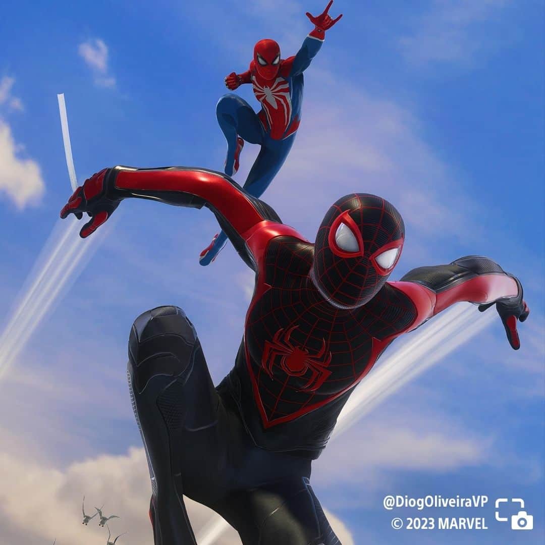 PlayStationのインスタグラム：「Share of the Week powers up with Marvel’s #SpiderMan2PS5. Next week's theme: Marvel’s Spider-Man 2 - Peter Parker #PSBlog #PSshare」