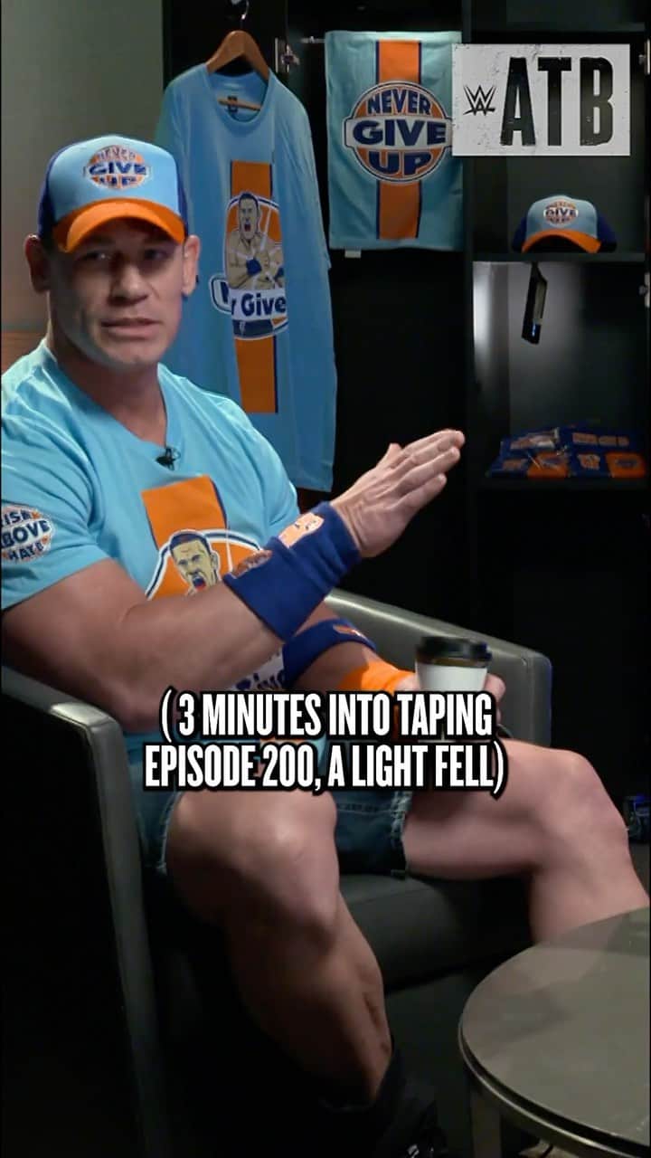 WWEのインスタグラム：「@johncena: 16x World Champion. The Greatest of All Time. Set Designer? The 200th episode of #AfterTheBell is available now wherever you get your podcasts!」