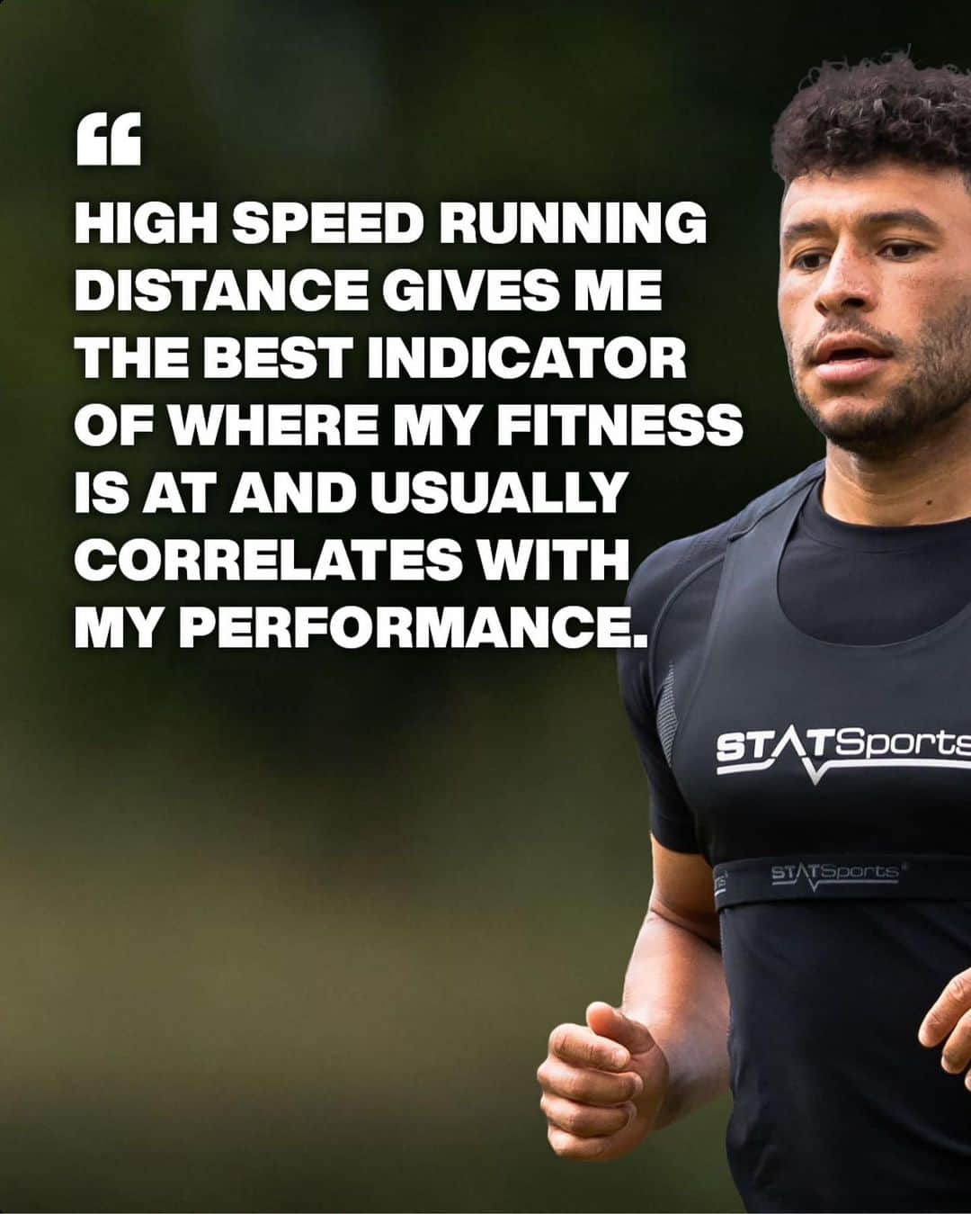 アレックス・チェンバレンさんのインスタグラム写真 - (アレックス・チェンバレンInstagram)「Tracking my high-speed runs with @STATSports helps me gauge my consistency and intensity throughout a match. It’s a game changer in maintaining peak performance! 📈💪🏽」11月4日 1時47分 - alexoxchamberlain