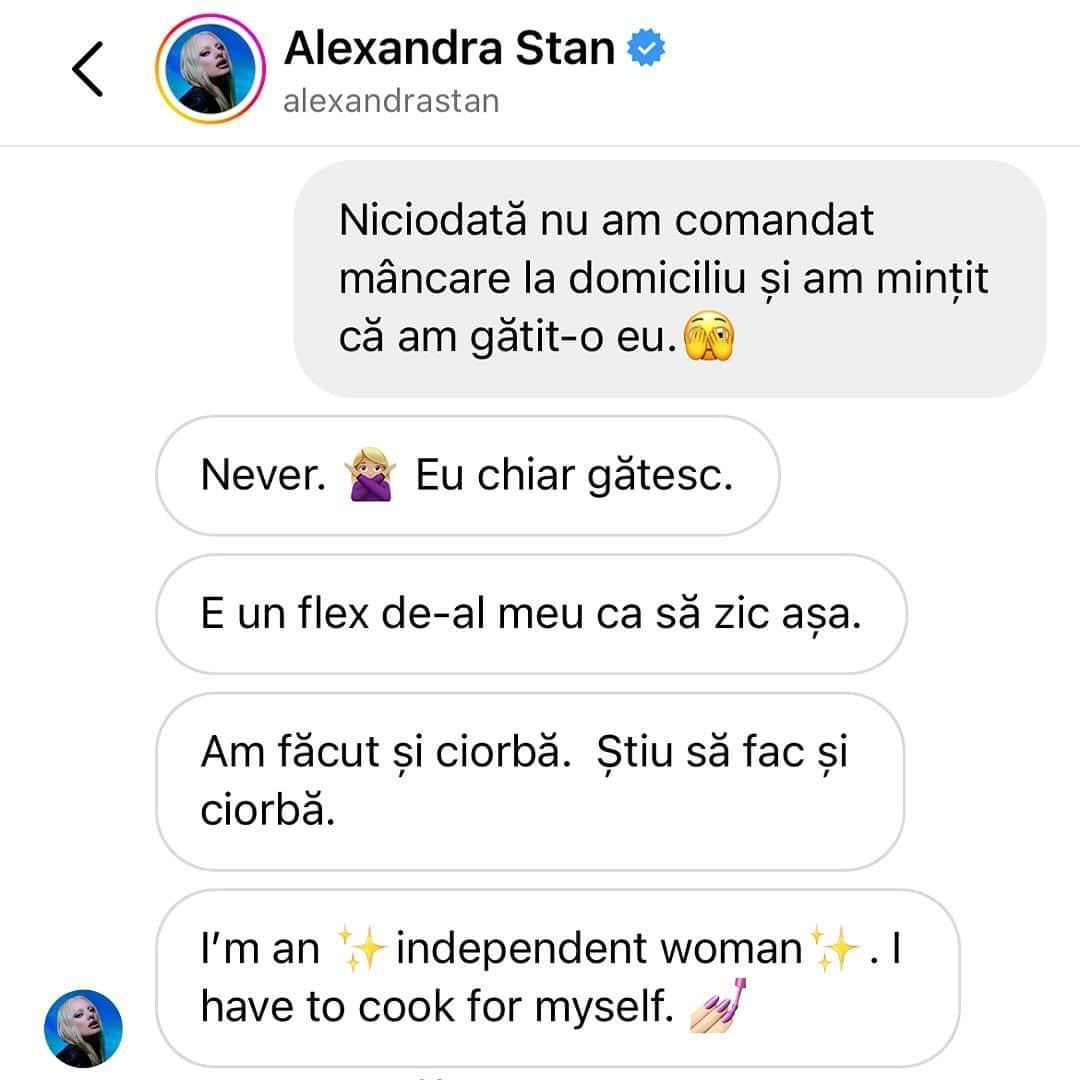 アレクサンドラ・スタンのインスタグラム：「Mommy? Sorry.」