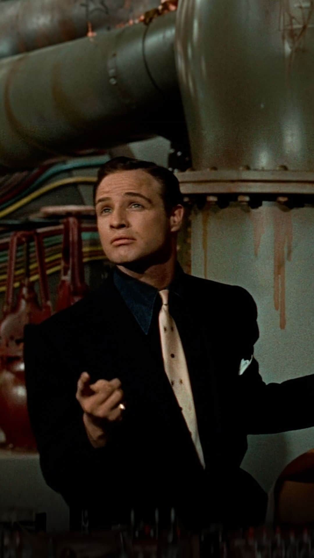 アカデミー賞のインスタグラム：「Marlon Brando as Sky Masterson in 'Guys and Dolls' - his first and only musical.   ‘Guys and Dolls,’ the 1955 American musical film starring Marlon Brando, Jean Simmons, Frank Sinatra, and Vivian Blaine, opened on this day 68 years ago at the Capitol Theatre in New York City. The film is based on the 1950 Broadway musical by composer and lyricist Frank Loesser.  'Guys and Dolls' was nominated at the 28th Oscars for Art Direction - Color (Art Direction: Oliver Smith, Joseph C. Wright; Set Decoration: Howard Bristol), Cinematography - Color (Harry Stradling), Costume Design - Color (Irene Sharaff) and Music - Scoring of a Musical Picture (Jay Blackton, Cyril J. Mockridge).」