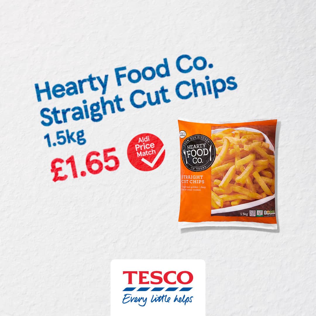 Tesco Food Officialのインスタグラム：「Great for Fish & Chip Fridays…or Mondays or Tuesdays or even Wednesdays or Thursdays. That’s true value. 😋」