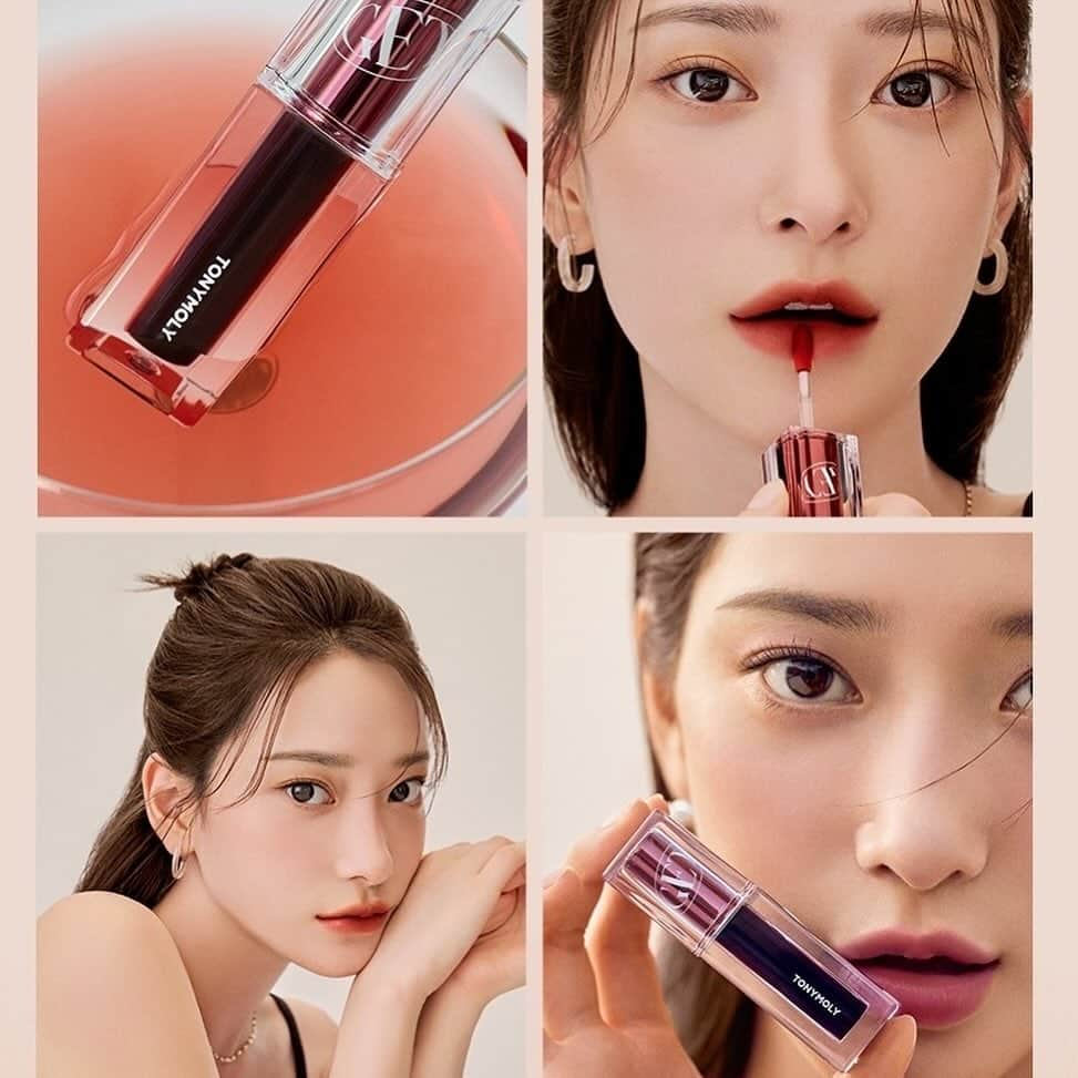 TONYMOLY USA Officialのインスタグラム：「4 new fall colors are here of our Get it tint waterful butter tints! Meet Rosey Mocha, Ginger Latte, Hot Cinnamon, Winter Vin Chaud, the perfect warm fall shades to add to your collection! 20% off this weekend only with code TINT20 at tonymoly.us 🍂🍁🍷🫶 #xoxoTM #TONYMOLYnMe」