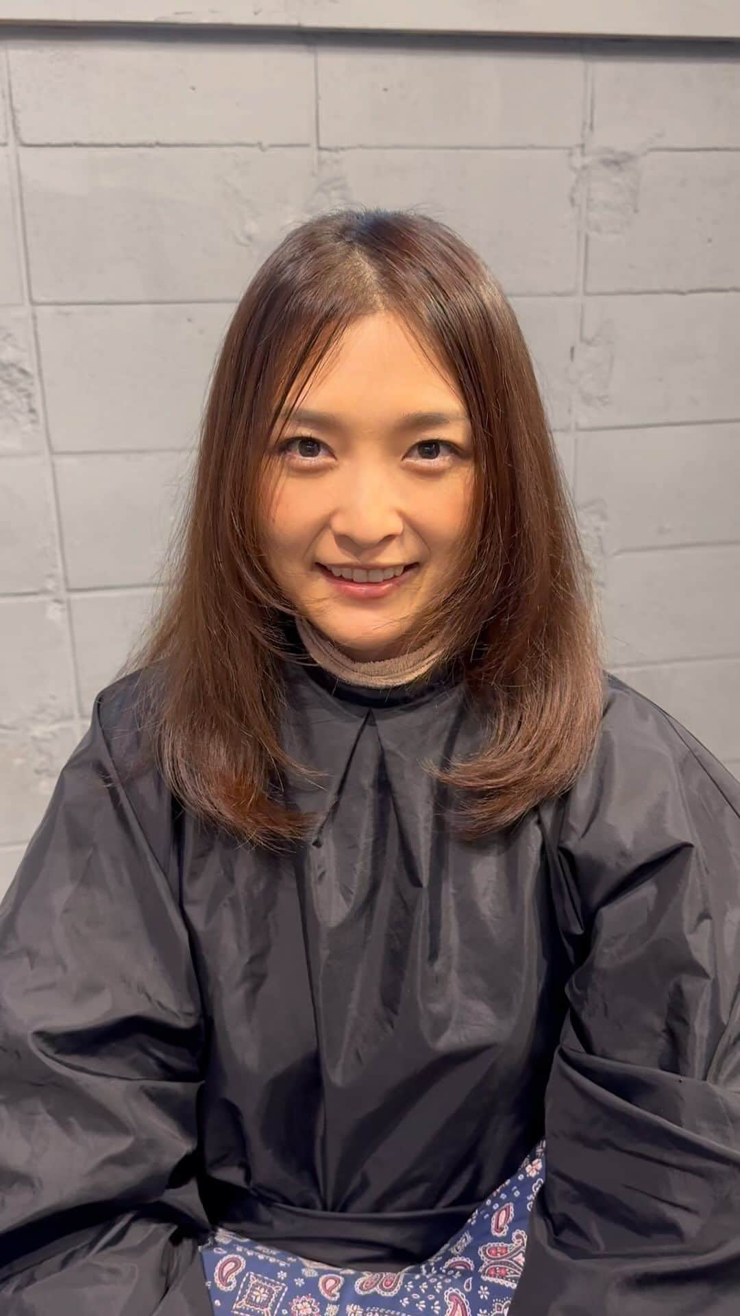 石川梨華のインスタグラム：「前髪切りました😄✂️💓」