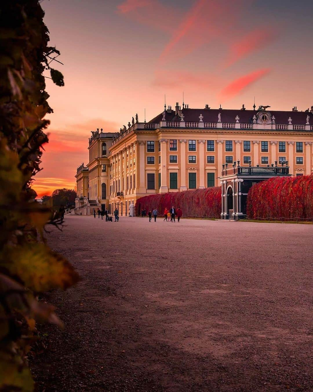 Wien | Viennaさんのインスタグラム写真 - (Wien | ViennaInstagram)「Evening walks in the beautiful @schoenbrunnpalace park. 🫶🍁❤️ by @nagyloryphoto #ViennaNow  #vienna #wien #autumn #travelgram #herbstliebe #vienna_austria」11月4日 3時38分 - viennatouristboard