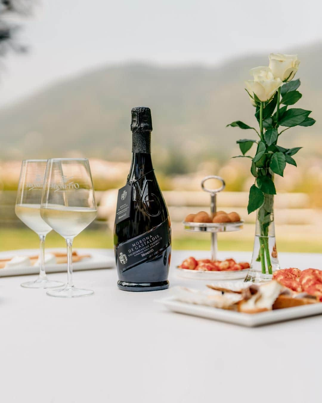 Mionetto Proseccoのインスタグラム：「L’esperienza in Villa Morona De Gastaldis, la foresteria di Mionetto, si arricchisce grazie alle eleganti bollicine del nuovo spumante ad essa ispirato. Gli ospiti potranno degustarlo immersi in uno scenario unico con vista mozzafiato sui vigneti e sulle colline di Valdobbiadene, oltre a poterlo acquistare presso il nostro Wine shop  The experience at Villa Morona De Gastaldis, Mionetto's guesthouse, is enhanced by the elegant bubbles of the new sparkling wine inspired by it. Guests will be able to taste it in a unique setting with breathtaking views of the vineyards and hills of Valdobbiadene, as well as purchase it at our wine shop  #mionetto #prosecco  #mionettoeshop  #mionettoprosecco  #mionettoinsieme #orangesoul  Bevi Mionetto responsabilmente⁣⁣⁣⁣ Enjoy Mionetto responsibly」