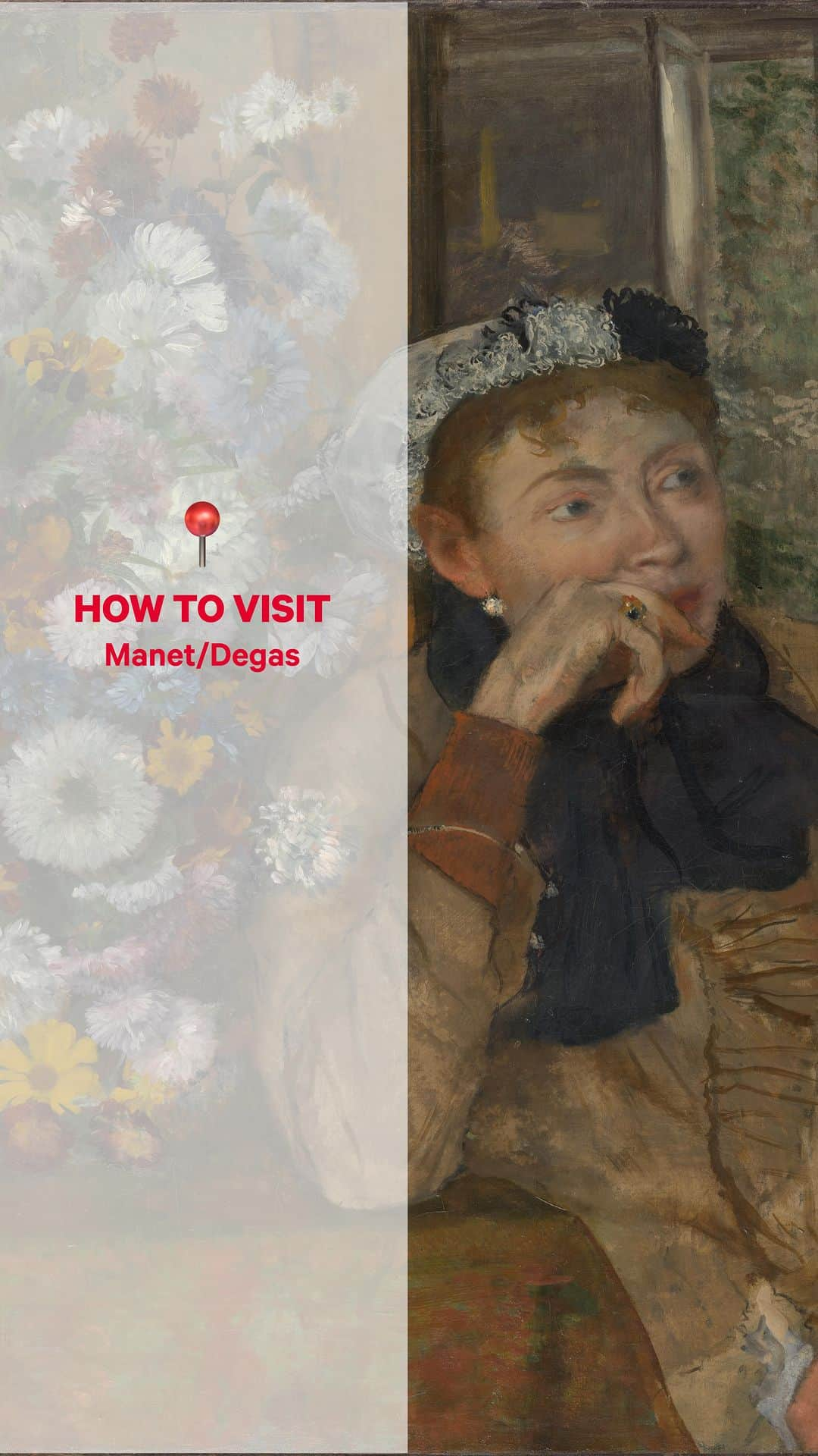 メトロポリタン美術館のインスタグラム：「Whether you’re bringing your frenemy or bestie, make sure to sign up in the virtual queue! 🤳🎨   Visit “Manet/Degas” through January 7, 2024. #ManetDegas」