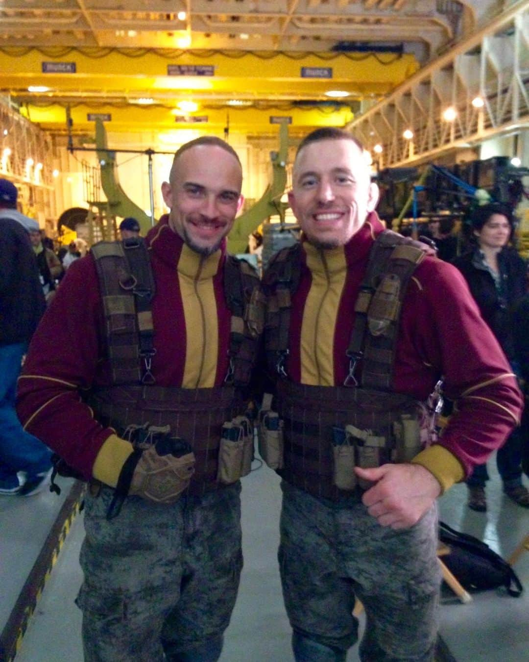 ジョルジュ・サンピエールさんのインスタグラム写真 - (ジョルジュ・サンピエールInstagram)「Throwback to when team Batroc The Leaper was fighting Captain America.  Great souvenirs!  #disney #marvel」11月4日 4時01分 - georgesstpierre