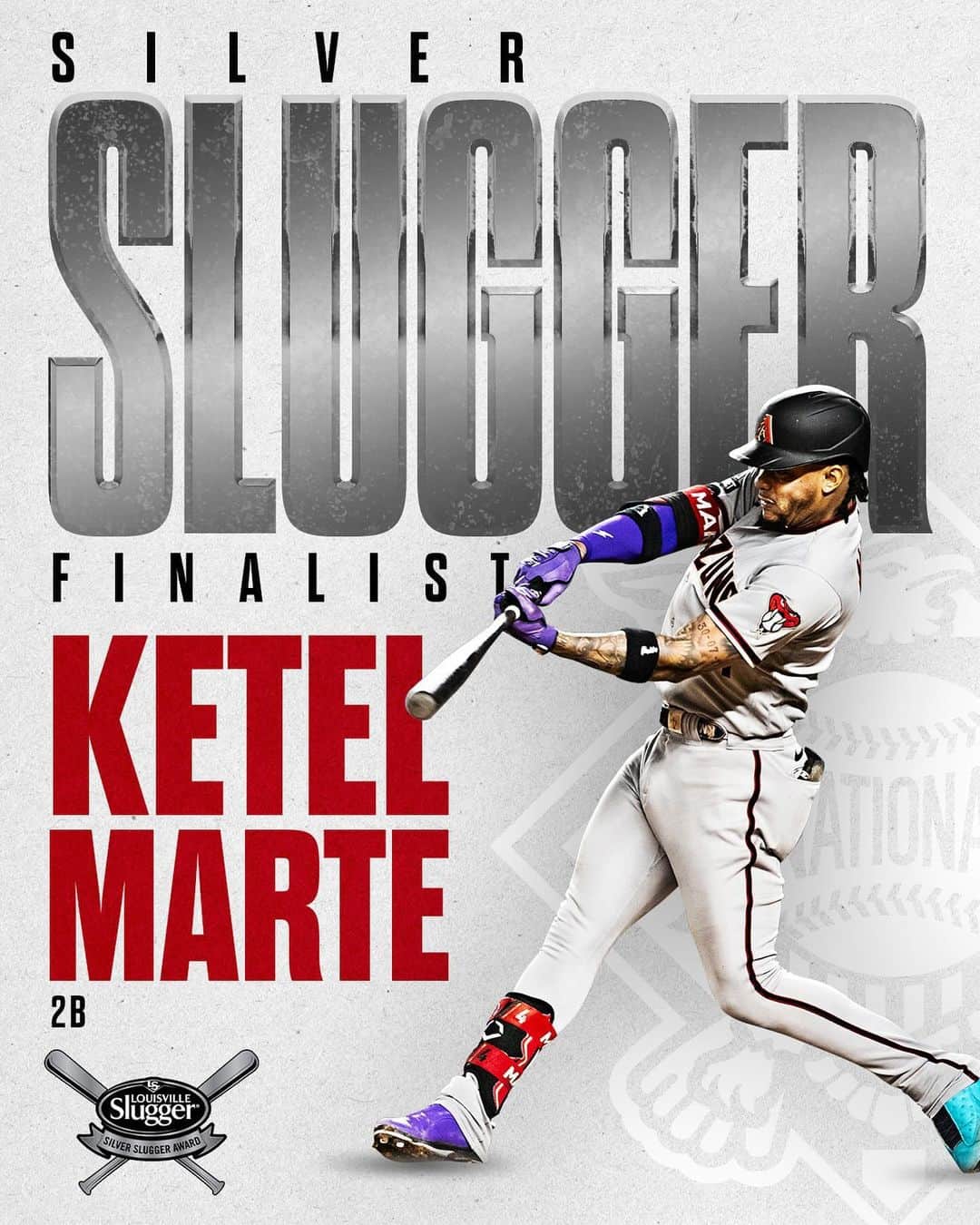 アリゾナ・ダイヤモンドバックスのインスタグラム：「That man, Marte. 🔥」