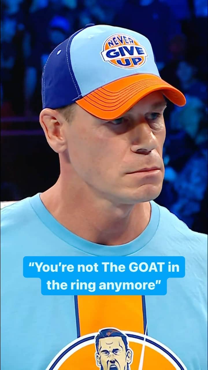 WWEのインスタグラム：「@paulheyman wasn’t holding anything back with @johncena 😬」