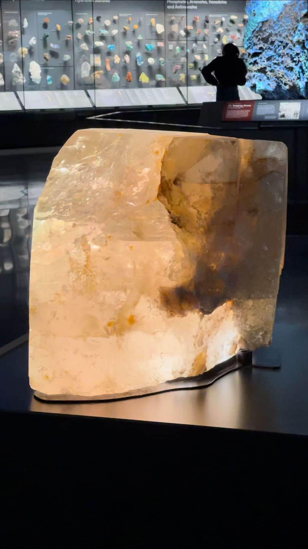 アメリカ自然史博物館のインスタグラム：「Which November birthstone is your favorite: topaz or citrine? Discover both in the Halls of Gems and Minerals. ✨  #Museum #geology #STEM  #ScorpioSeason #SagittariusSeason」