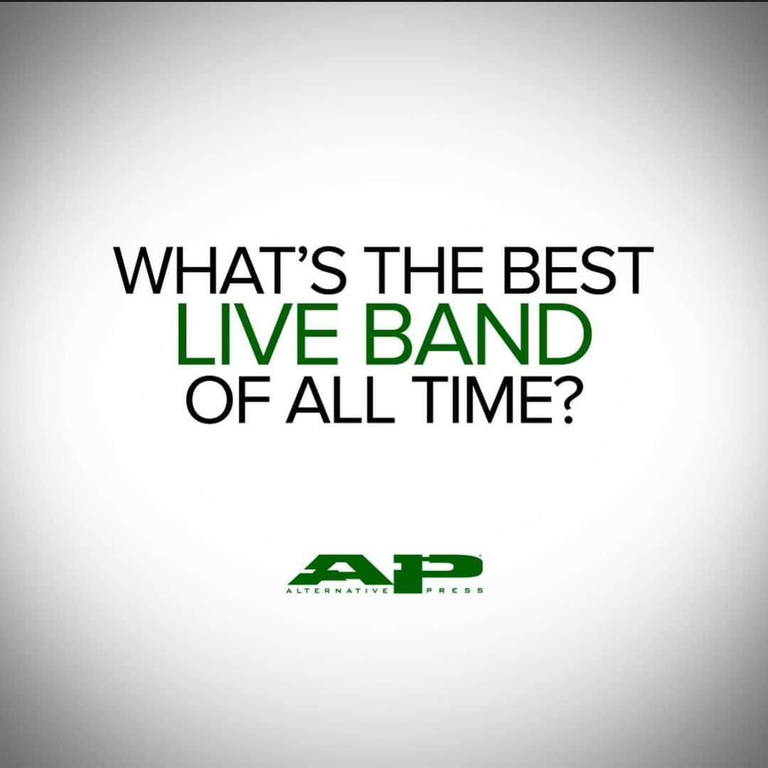 Alternative Pressさんのインスタグラム写真 - (Alternative PressInstagram)「WHAT’S THE BEST LIVE BAND?」11月4日 5時49分 - altpress