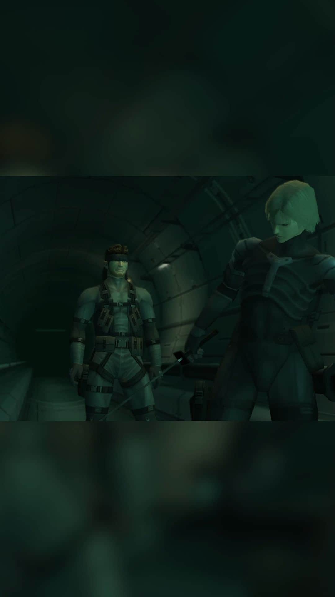 KONAMIのインスタグラム：「The beginning of Raiden's sword arc ⚔️ #Snake #Raiden #MetalGearSolid #MetalGearSolid2」