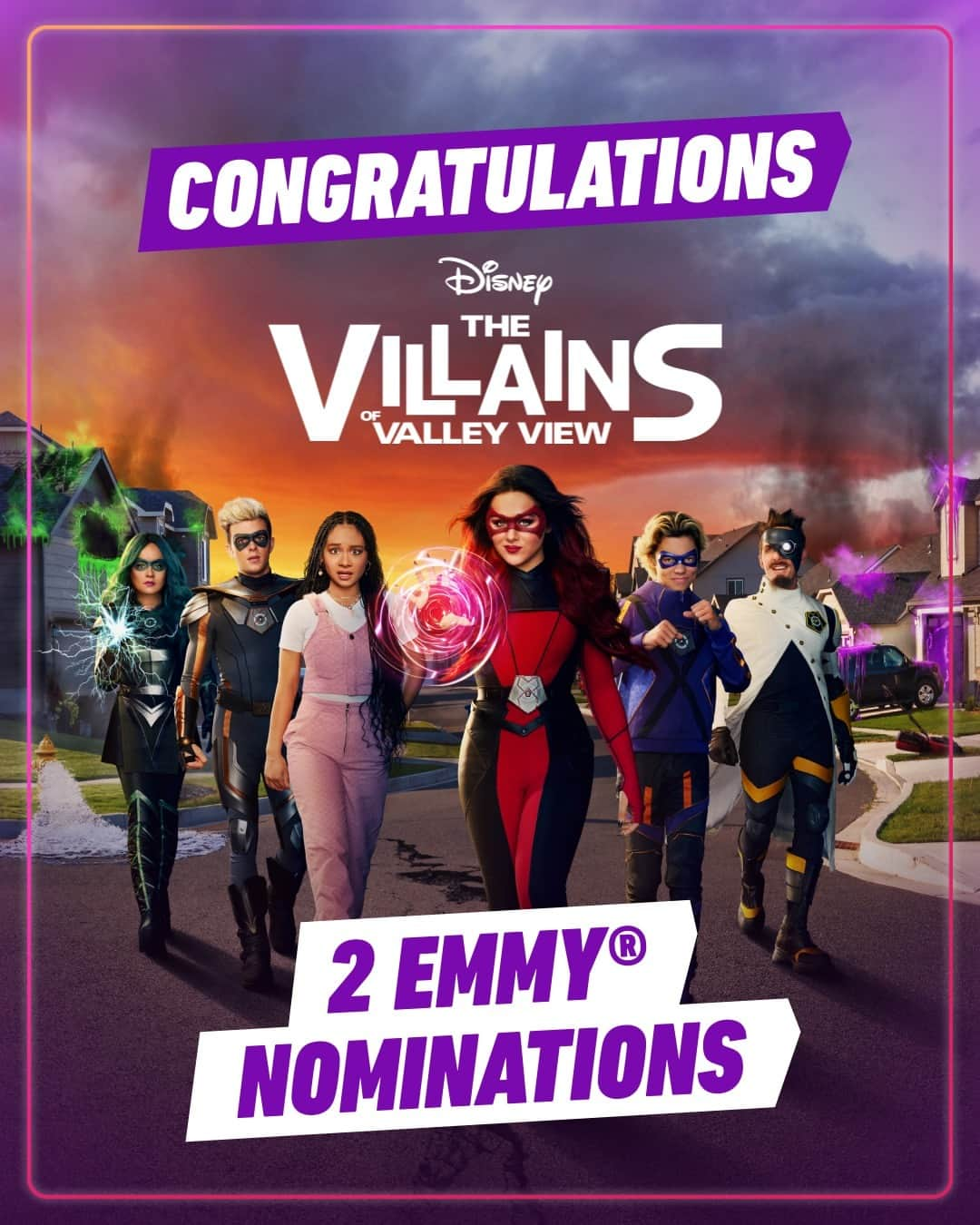 Disney Channelさんのインスタグラム写真 - (Disney ChannelInstagram)「We're honored to announce that these incredible shows have been nominated for Children's & Family #Emmys! 🥳  . . .  🎥: Raven's Home, The Villains of Valley View, Bunk'd, Ultra Violet & Black Scorpion」11月4日 7時00分 - disneychannel