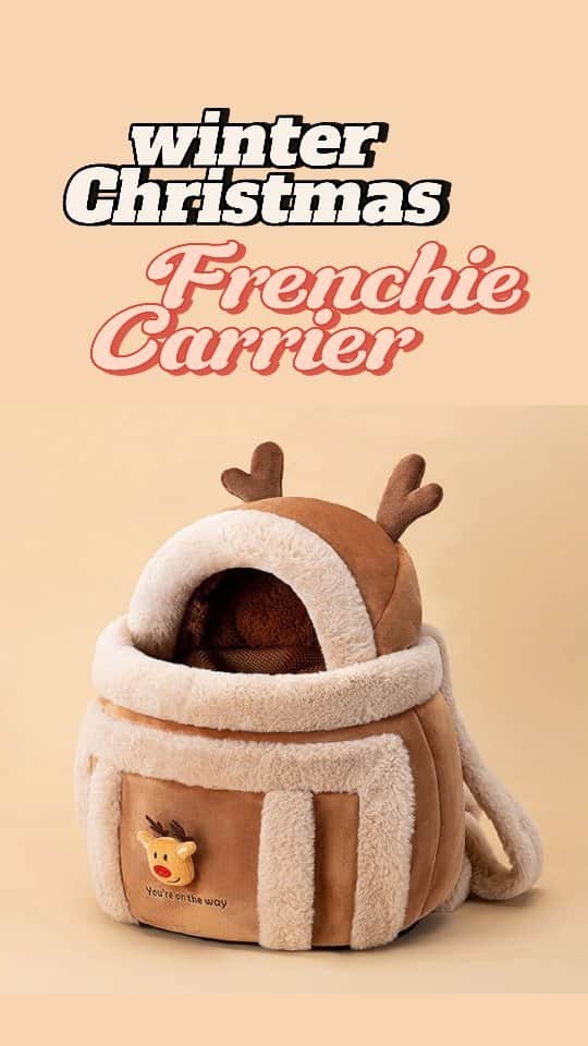French Bulldogのインスタグラム：「Christmas Winter French Bulldog Carrier 🦌🎄❄️🤍  Christmas is just around the corner, and you know what that means, right? ❤️🐾  Time to start thinking about those special gifts for every family member—including your adorable French Bulldog! Introducing the Christmas Winter French Bulldog Carrier, the pawfect blend of style, comfort, and festive cheer. The season of giving has never looked so fluffy!  . . . . .  #frenchbulldog #frenchbulldogpuppies #frenchbulldogs #frenchbulldogsofinstagram #frenchiestagram #frenchies #dogs #dogstagram #dogsofinstagram #pups #pupsofinstagram #puppylove #puppies #bulldog #bulldogpuppy #pet #pets #petstagram #daily_frenchie #petsofinstagram #frenchie #cutepuppy #cuteanimal #cuteanimals #ilovemydog #ilovedogs #doglover #bulldoglove #instadogs」